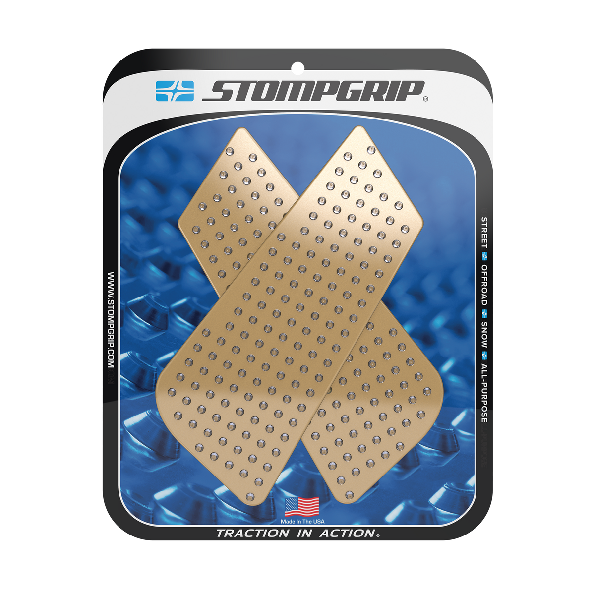 Stompgrip - Universal Street Bike: Wedge Tank Grips (0004)