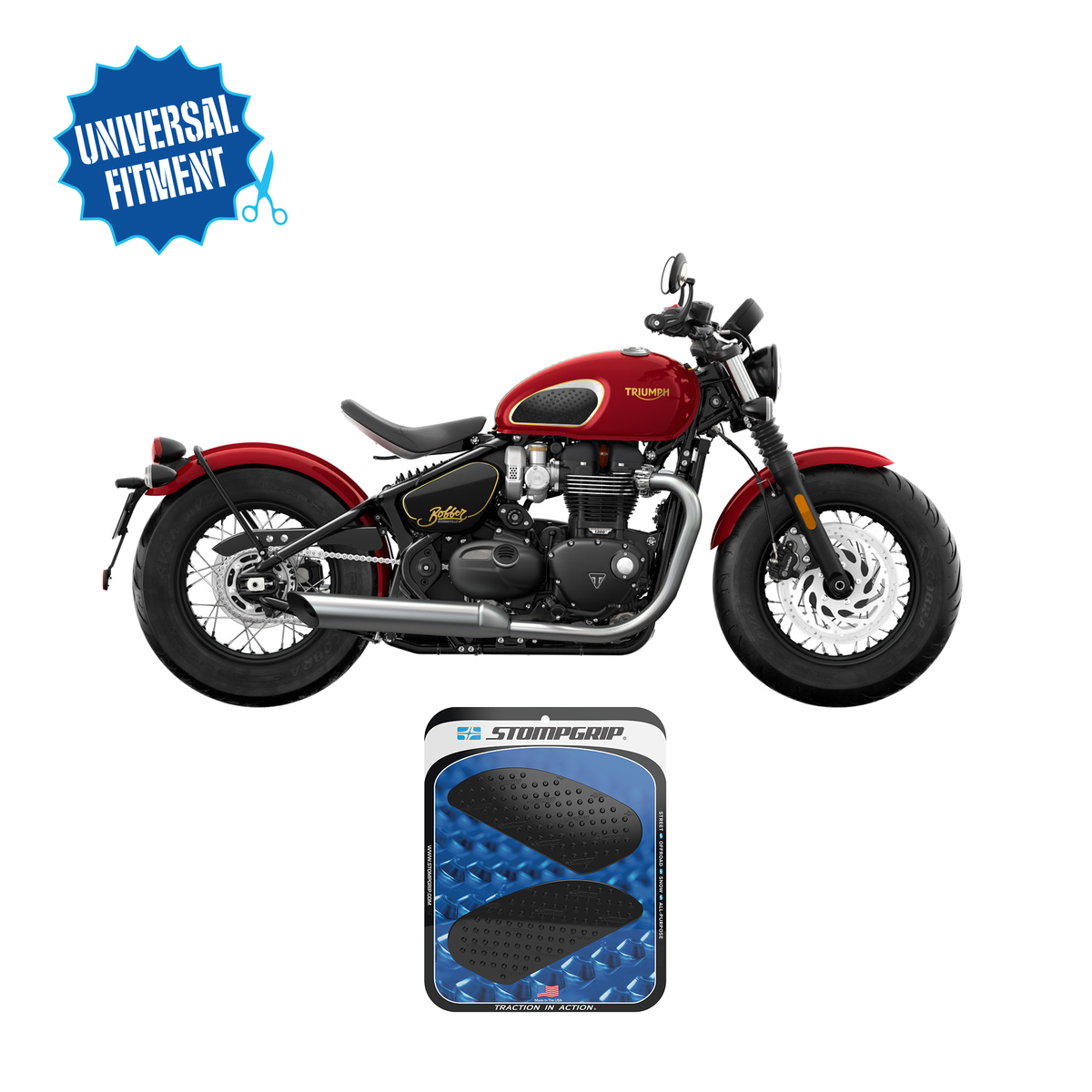 Stompgrip - Universal Street Bike: Rally Tank Grips (0006)