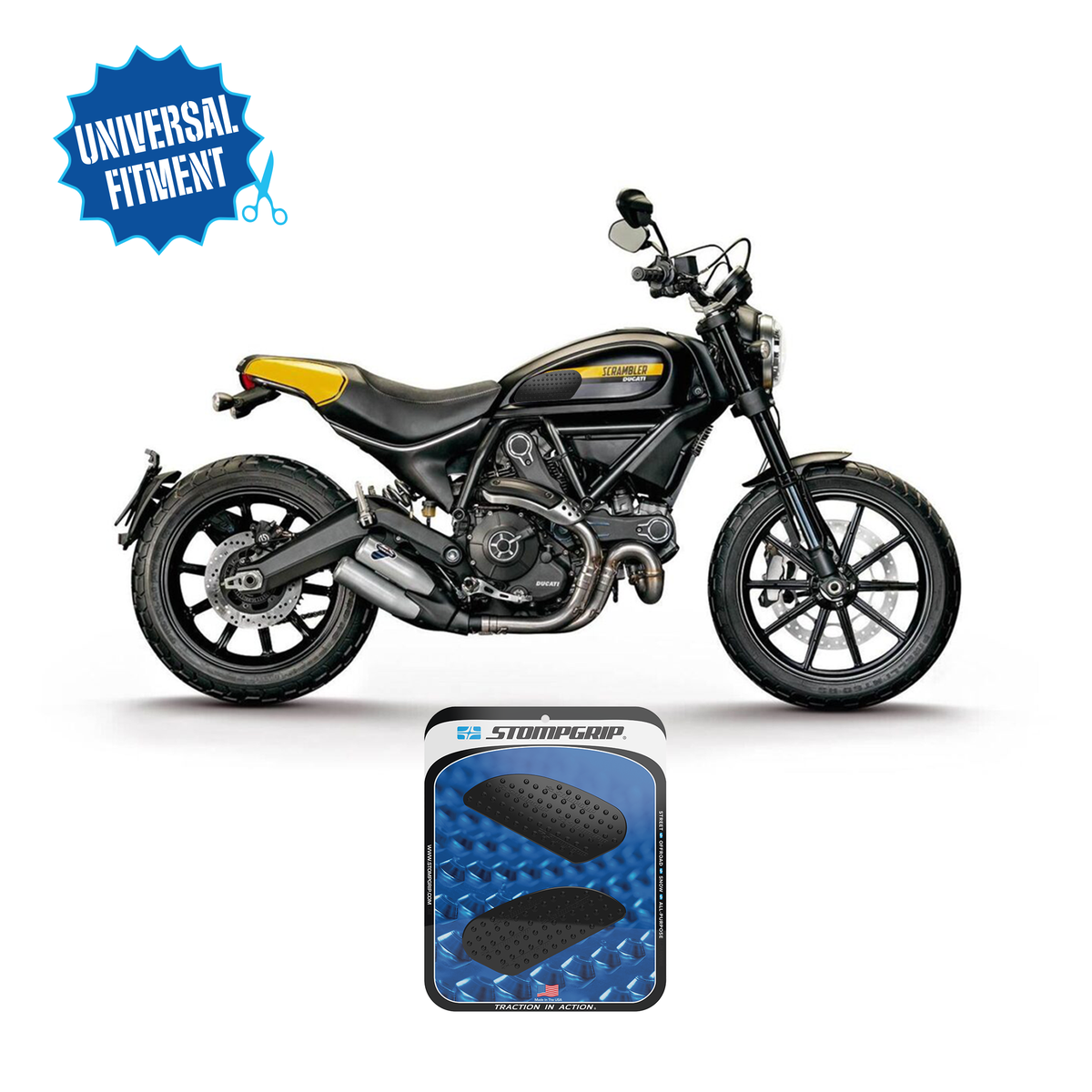Stompgrip - Universal Street Bike: Sprint Tank Grips (0007)