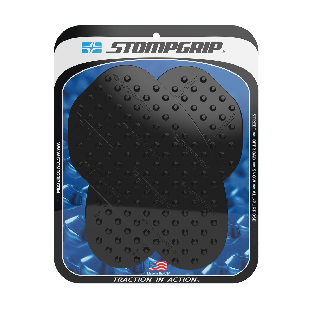 Stompgrip - Universal Street Bike: Large Sport Bike Tank Grips (0001)