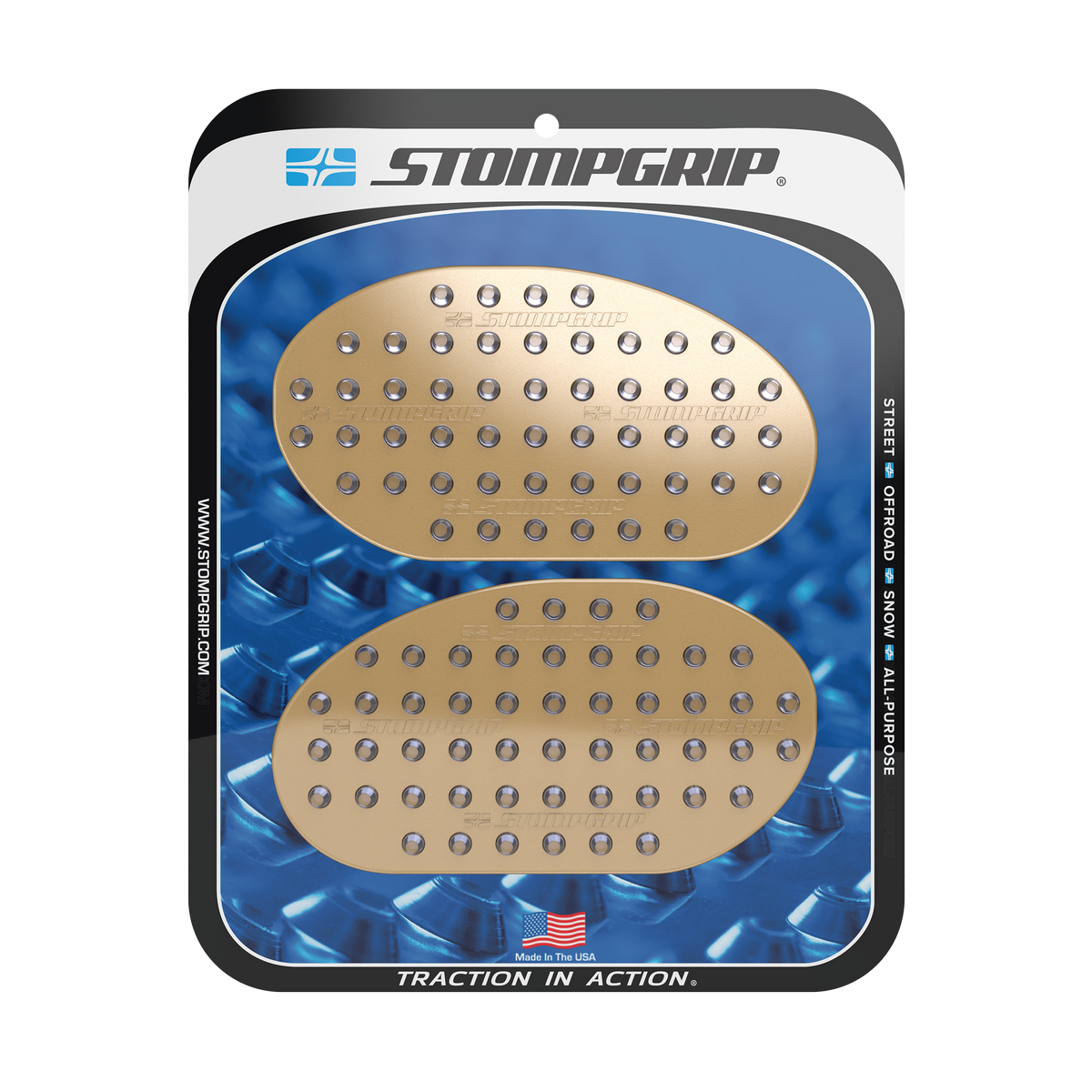 Stompgrip - Universal Street Bike: Small Sport Bike Tank Grips (0002)