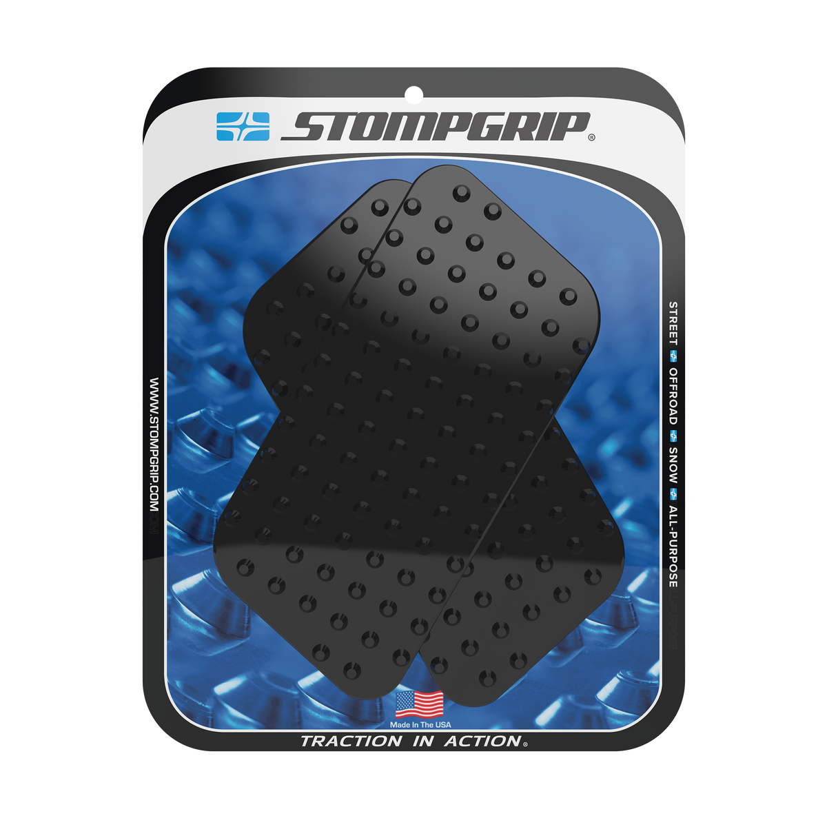 Stompgrip - Universal Street Bike: Quadrilateral Tank Grips (0005)