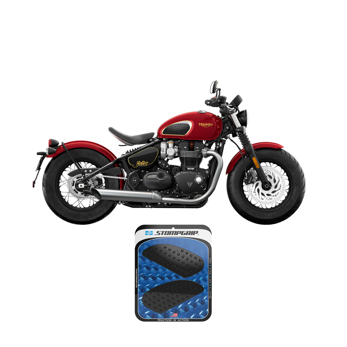 Stompgrip - Universal Street Bike: Rally Tank Grips (0006)