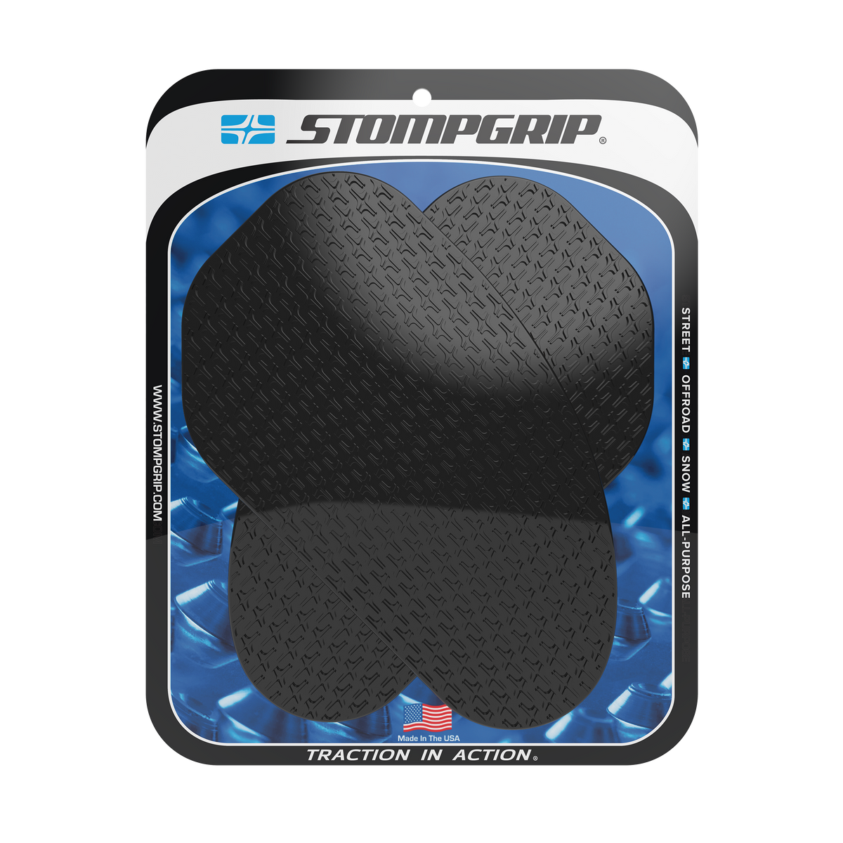 Stompgrip - Universal Street Bike: Large Sport Bike Tank Grips (0001)