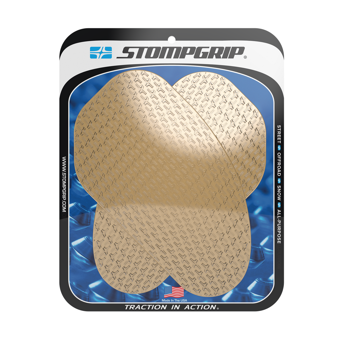 Stompgrip - Universal Street Bike: Large Sport Bike Tank Grips (0001)