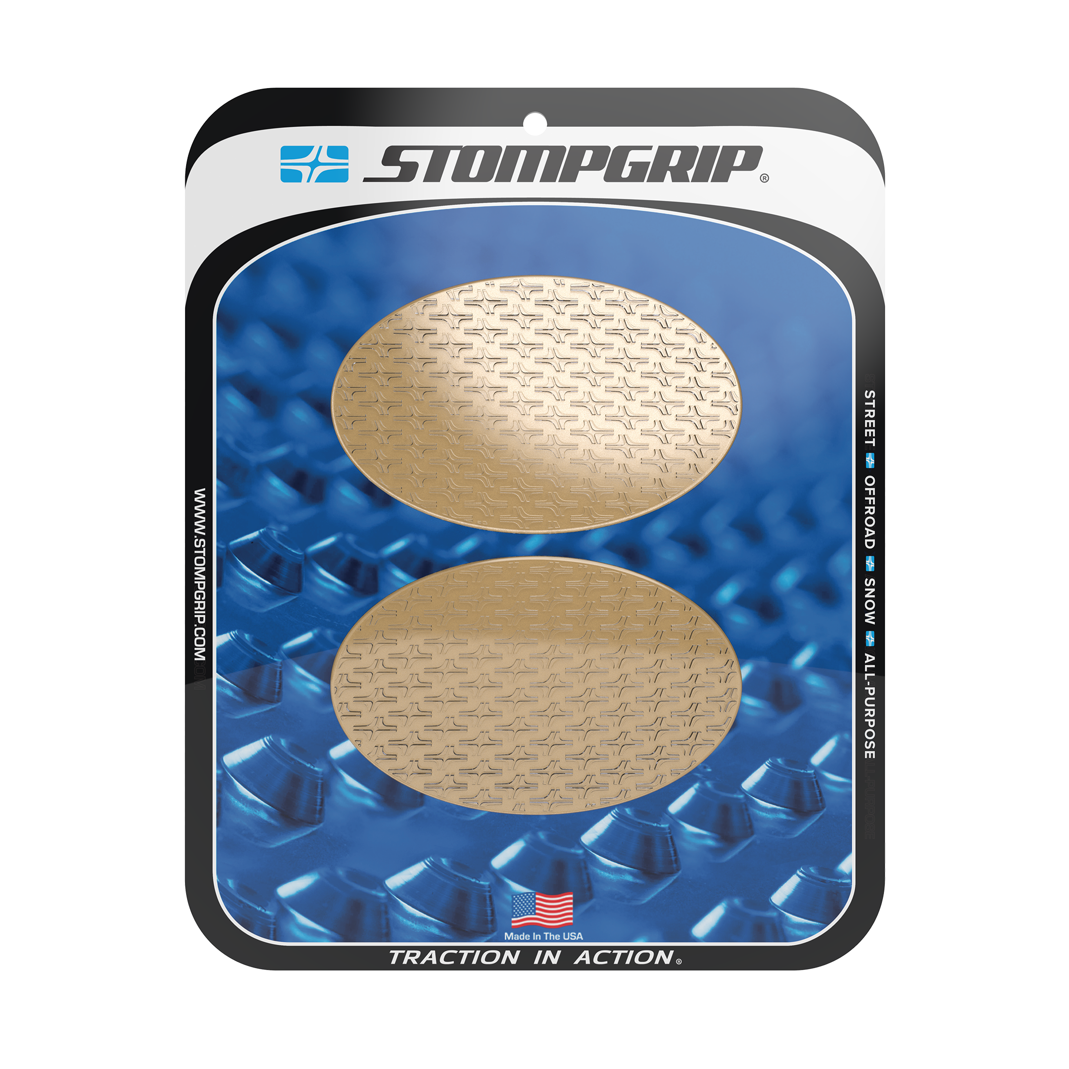 Stompgrip - Universal Street Bike: Oval Tank Grips (0003)