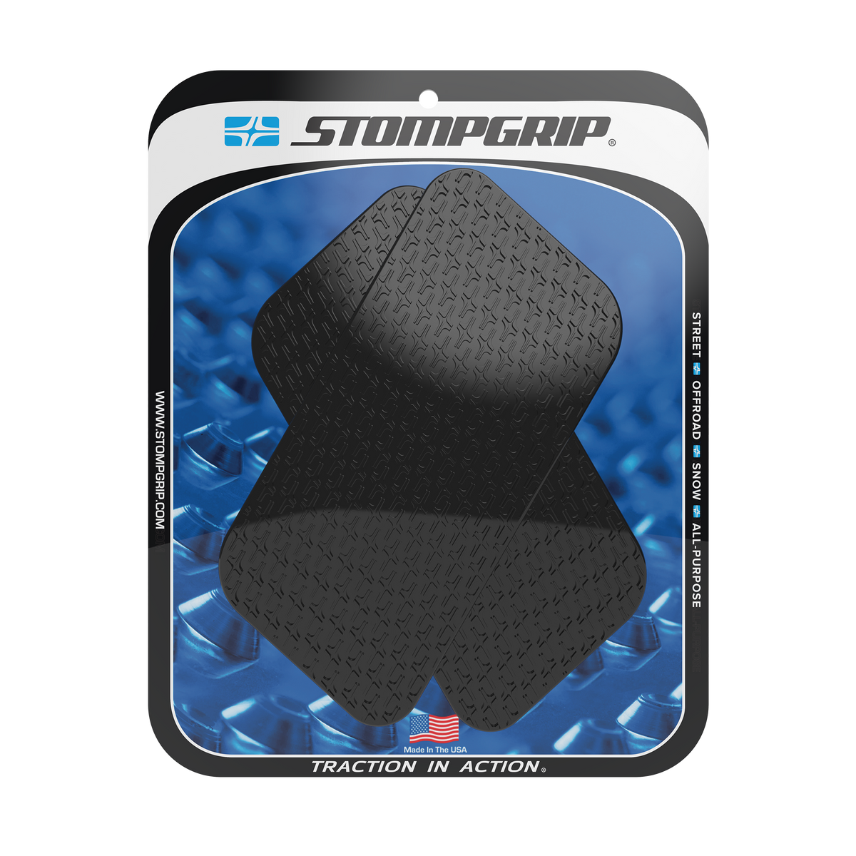 Stompgrip - Universal Street Bike: Quadrilateral Tank Grips (0005)