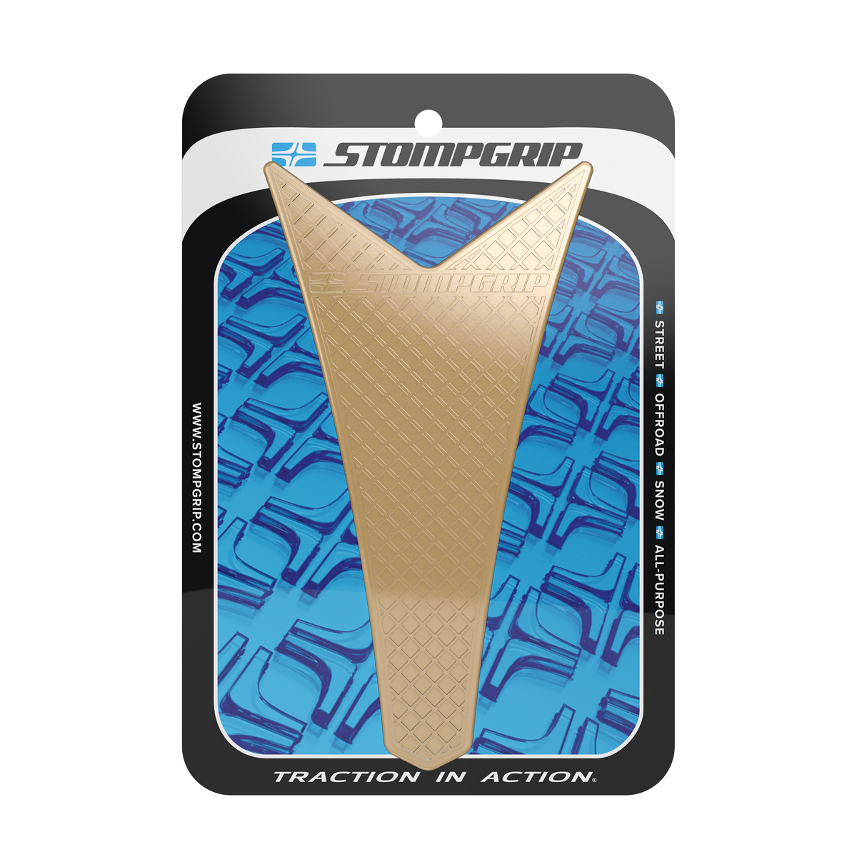 Stompgrip - Chevron - Motorcycle Center Tank Pad Protector