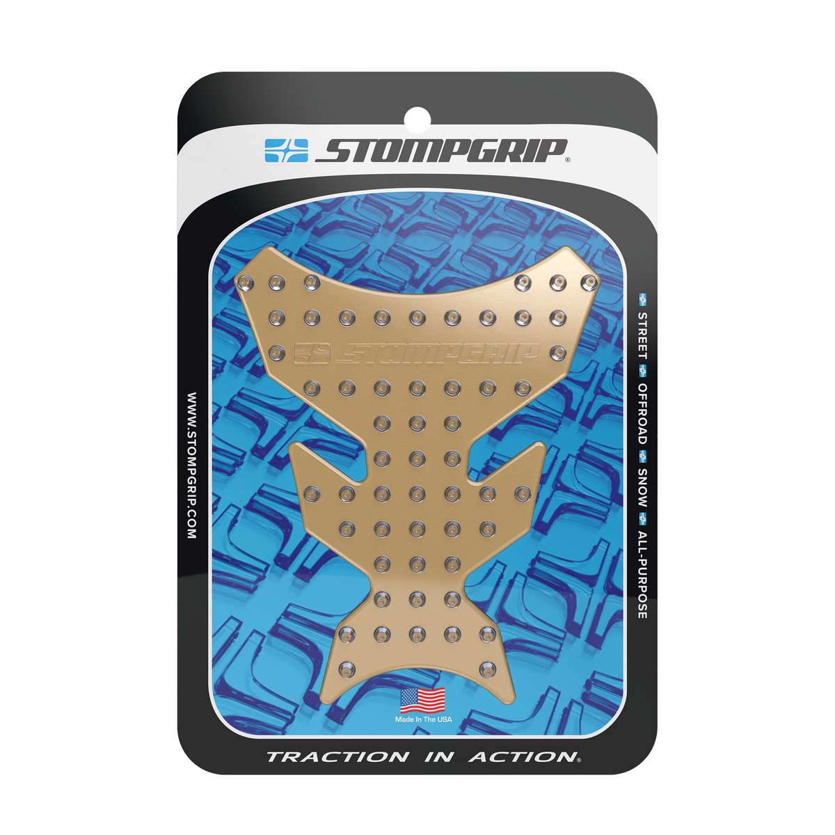 Stompgrip - Stubby - Motorcycle Center Tank Pad Protector