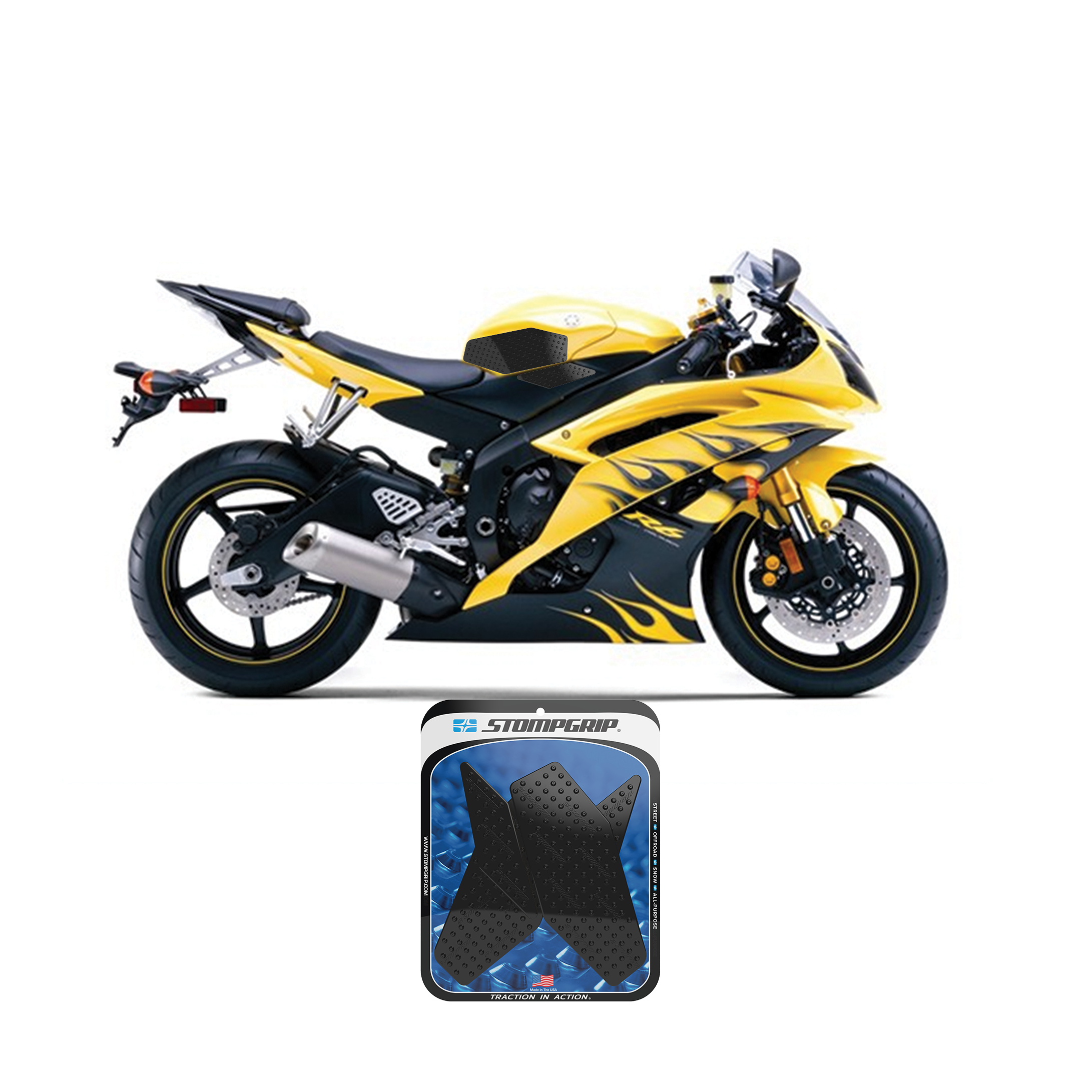 Stompgrip yamaha r6 top