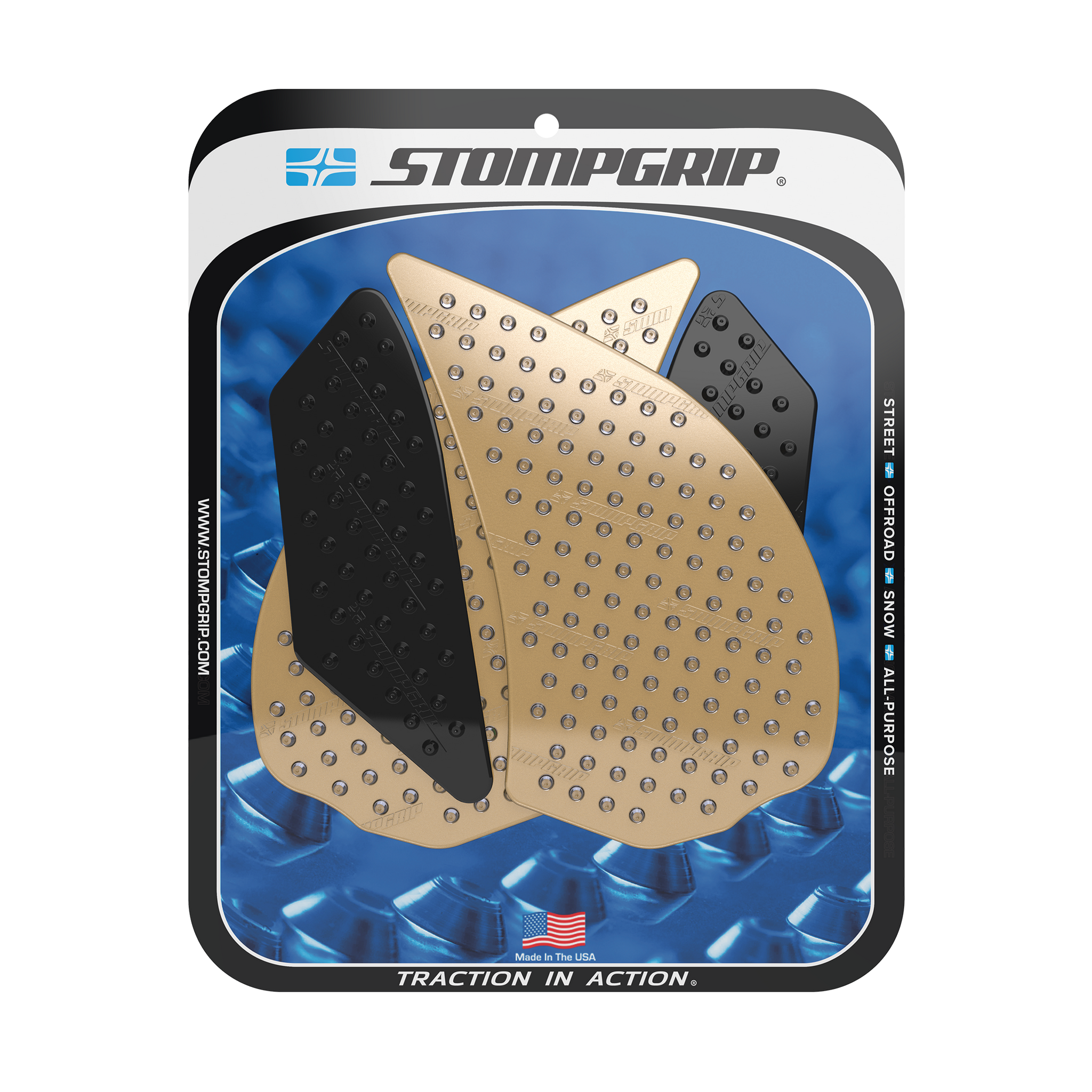 Stompgrip - Yamaha Fazer 8/ABS / FZ8 11-15 Tank Grips (0011) Stompgrip - Yamaha Fazer 8/ABS / FZ8 11-15 Tank Grips (0011)