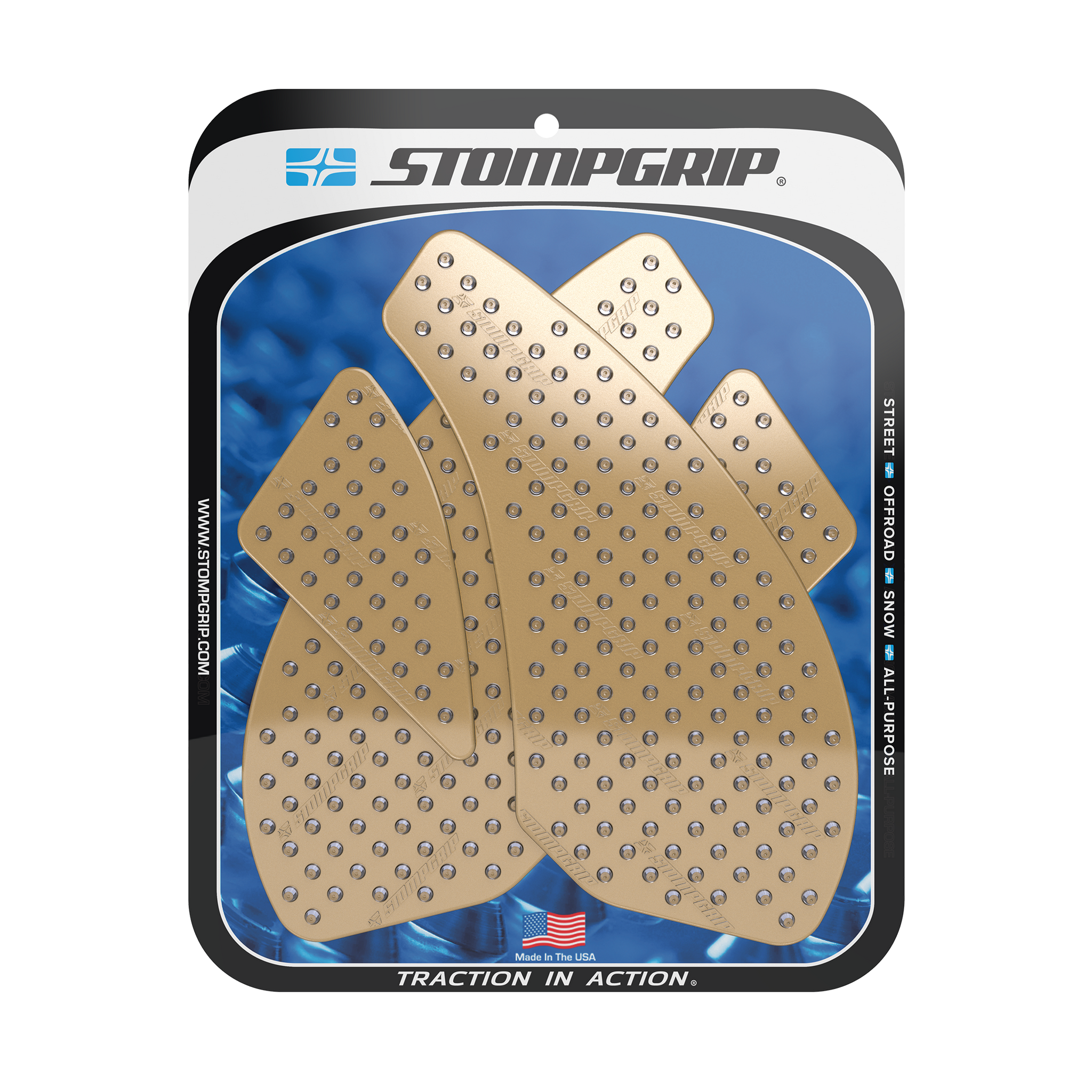 Stompgrip - Kawasaki Ninja ZX-6R 07-08 Tank Grips (0032) Stompgrip - Kawasaki Ninja ZX-6R 07-08 Tank Grips (0032)