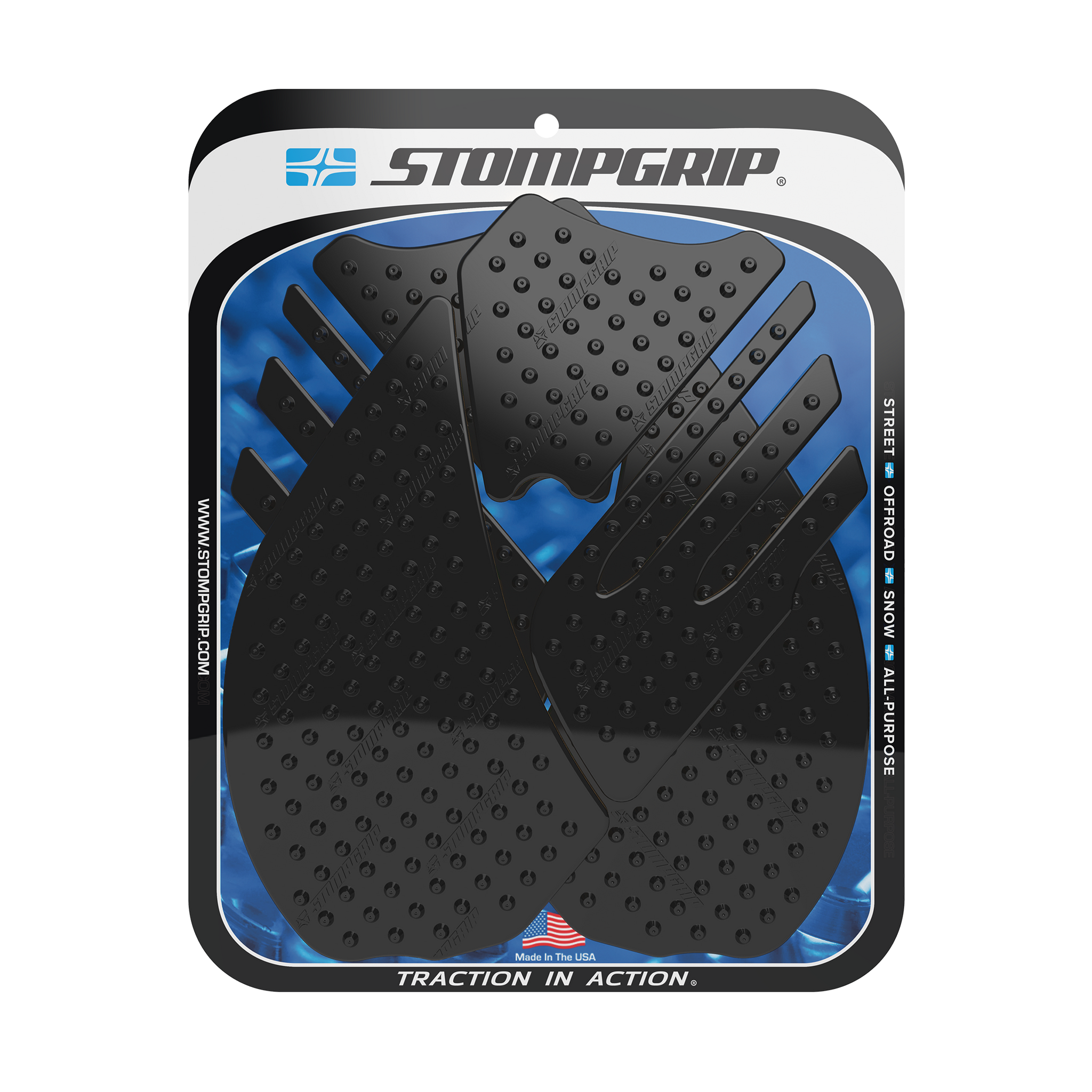 Stompgrip - Kawasaki Ninja ZX-14 / ZZR 1400 ABS 06-11 Tank Grips (0033 Stompgrip - Kawasaki Ninja ZX-14 / ZZR 1400 ABS 06-11 Tank Grips (0033