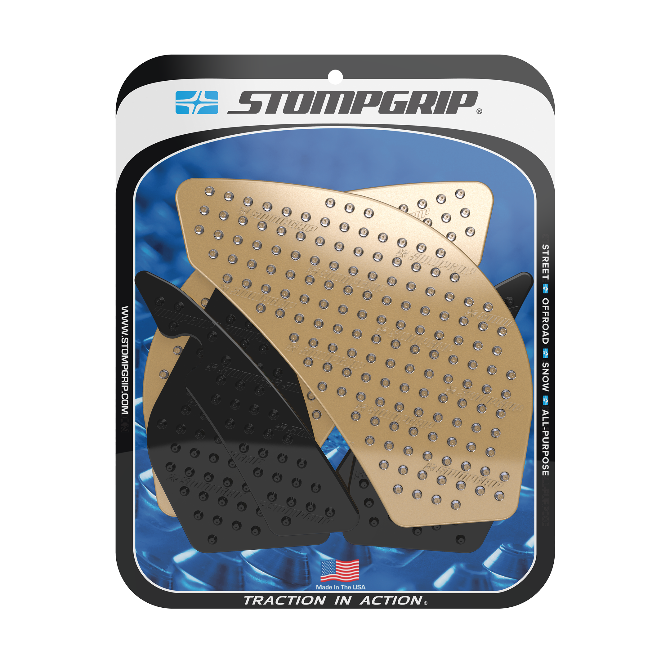 Stompgrip - Kawasaki Ninja ZX-10R 08-10 Tank Grips (0034)