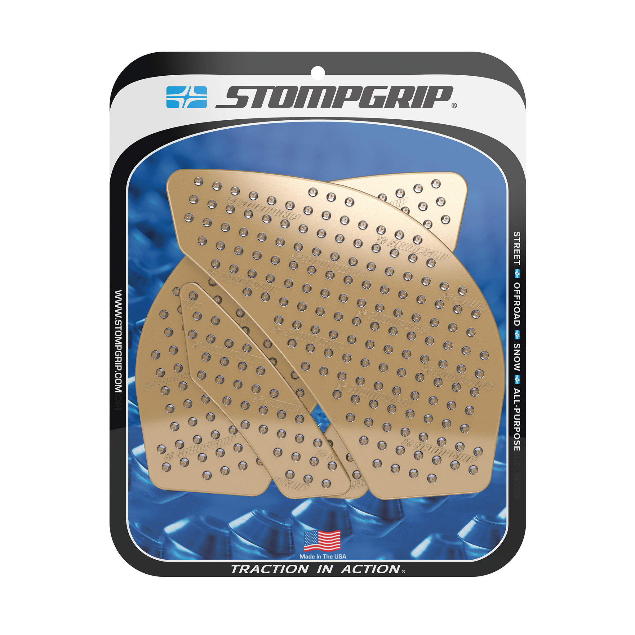 Stompgrip - Kawasaki Ninja ZX-6R 09-25 Tank Grips (0037) Stompgrip - Kawasaki Ninja ZX-6R 09-25 Tank Grips (0037)