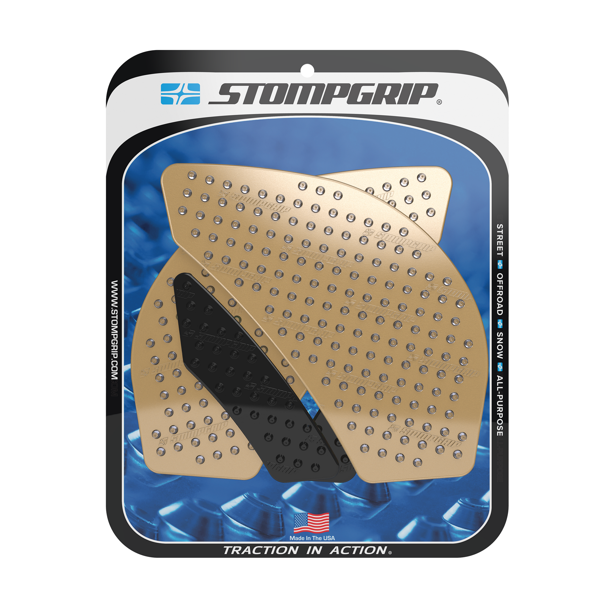 Stompgrip - Kawasaki Ninja ZX-6R 09-26 Tank Grips (0037) Stompgrip - Kawasaki Ninja ZX-6R 09-26 Tank Grips (0037)