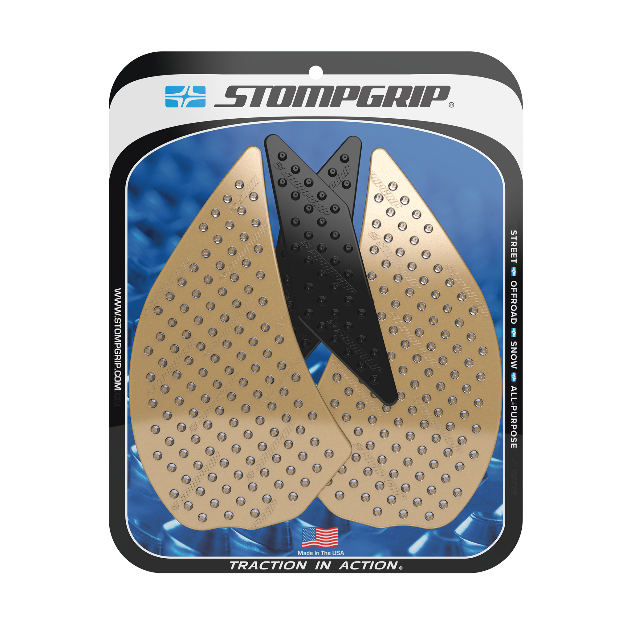 Stompgrip - Kawasaki Z1000/ABS 10-16 Tank Grips (0038) Stompgrip - Kawasaki Z1000/ABS 10-16 Tank Grips (0038)