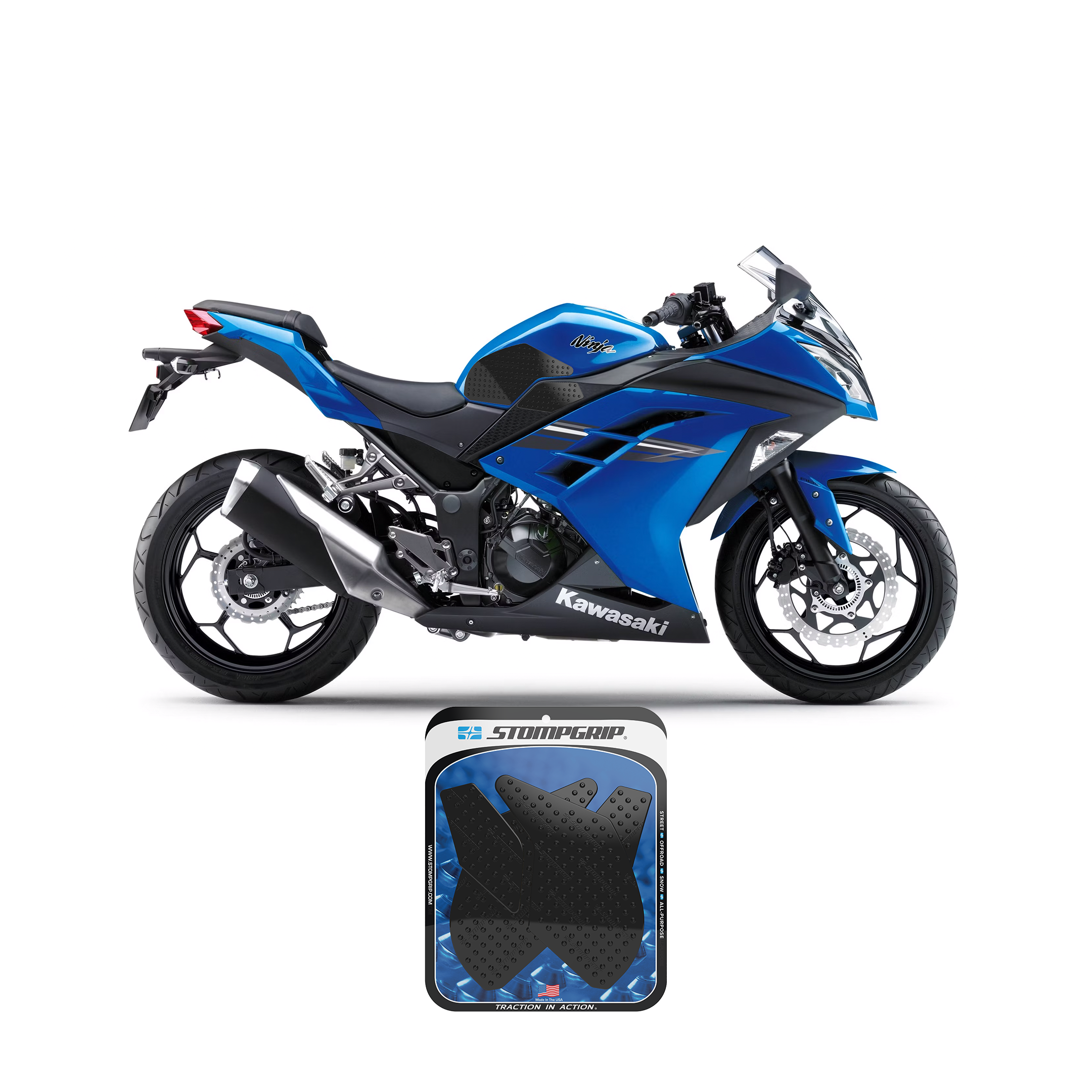 Ninja 300 blue colour sales