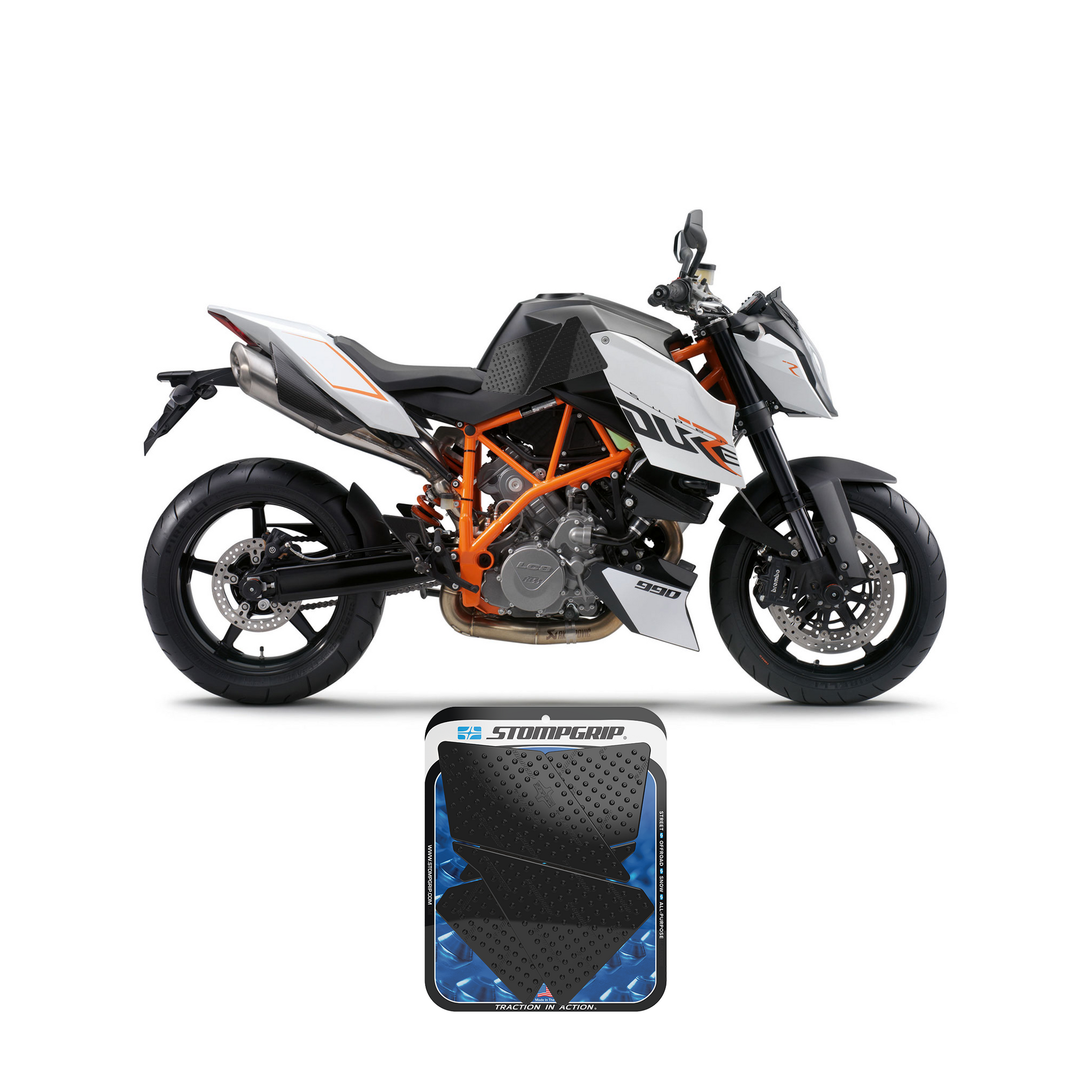 Stompgrip - KTM 990 Superduke 07-13 Tank Grips (0059) Stompgrip - KTM 990 Superduke 07-13 Tank Grips (0059)