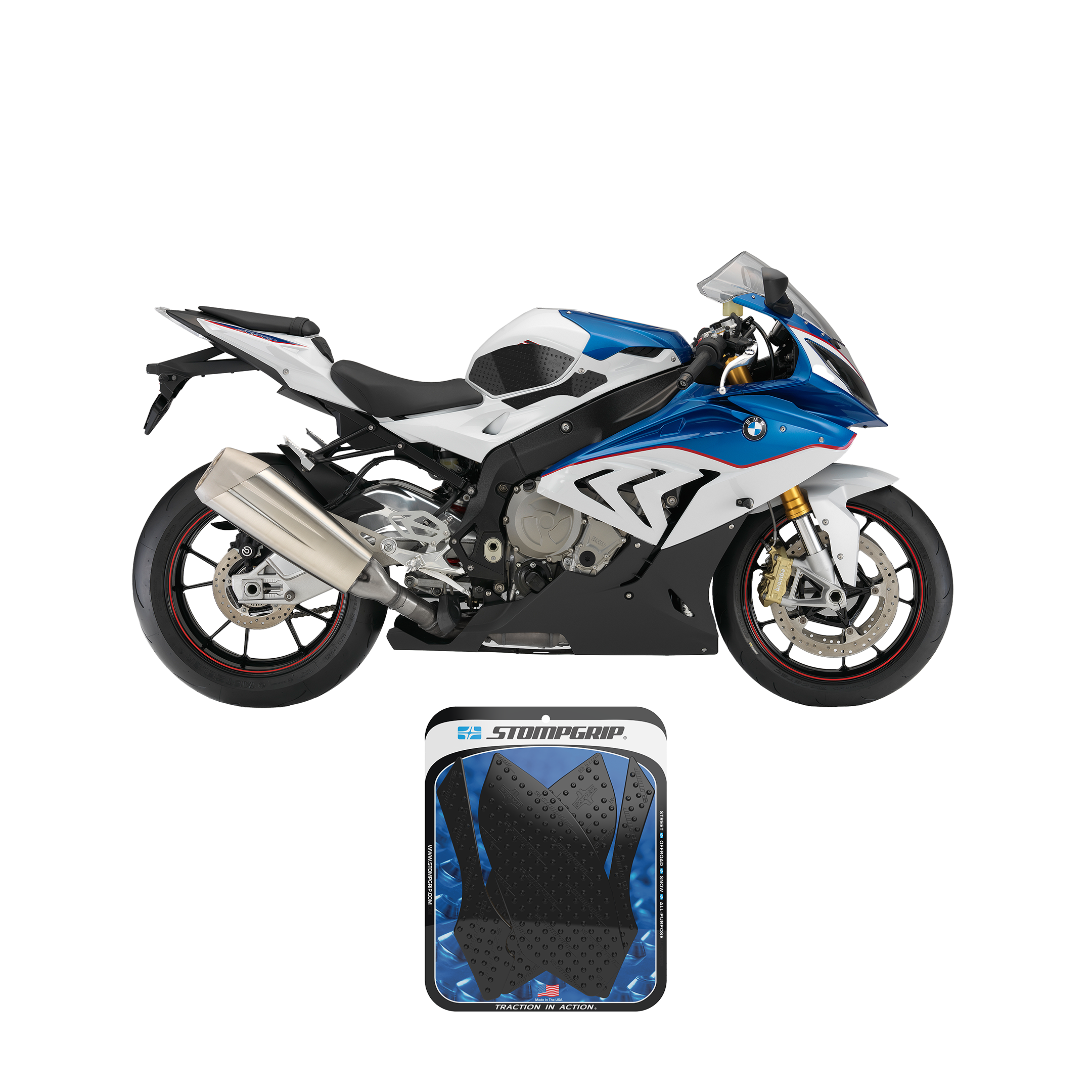 Stompgrip - BMW S 1000 RR 09-14 Tank Grips (0082)