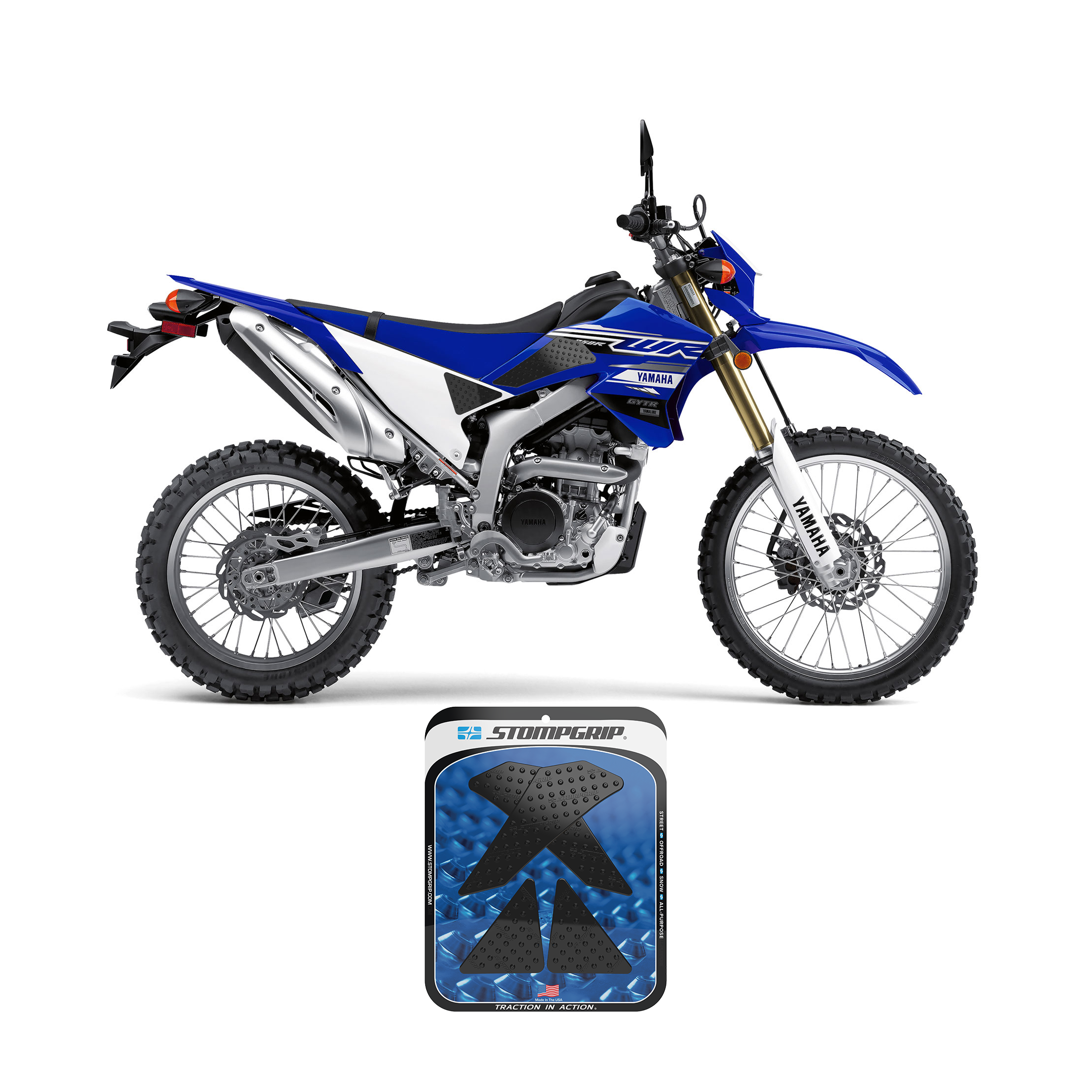 Stompgrip Yamaha WR250R X 08 20 Tank Grips 0091 Volcano Clear