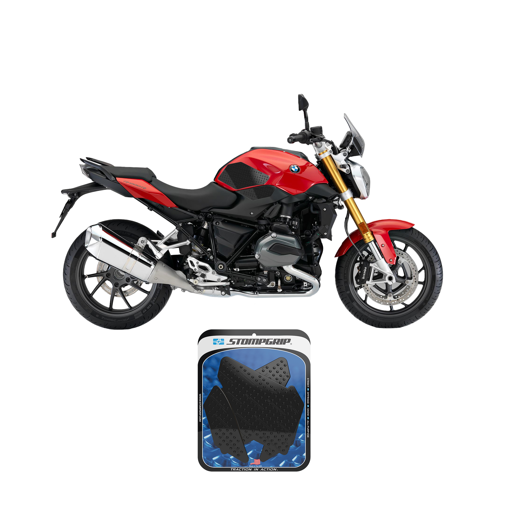 Grip Puppy Comfort Grips (Pair) – BMW R1200RT LC – Ergonomic Rubber Handles