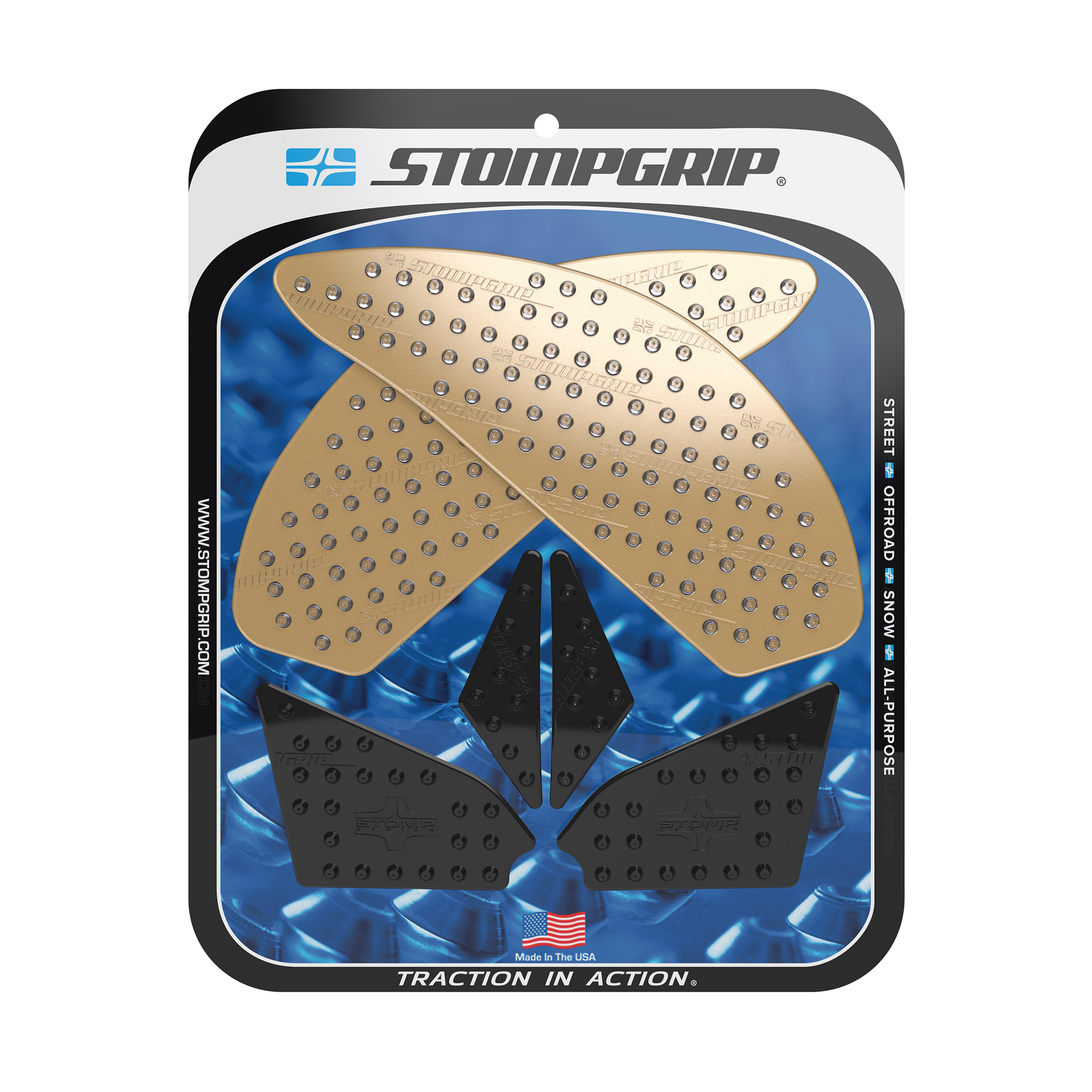 Stompgrip - Suzuki GSR750 / GSX-S750 12-16 Tank Grips (0110) Stompgrip - Suzuki GSR750 / GSX-S750 12-16 Tank Grips (0110)