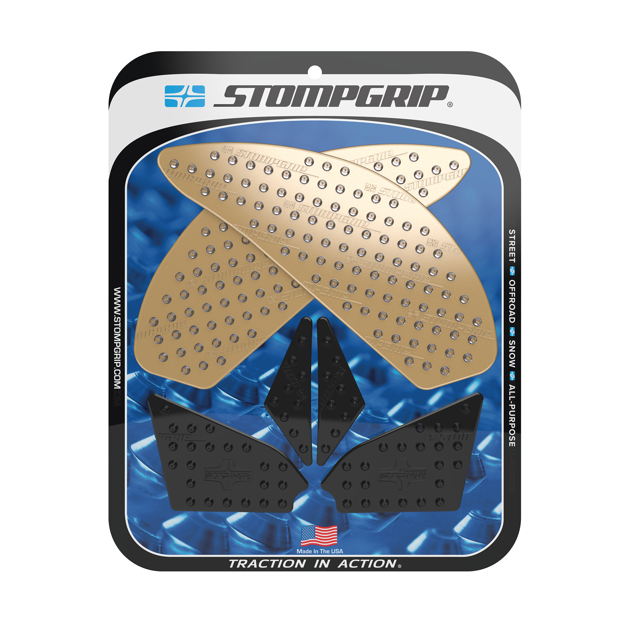 Stompgrip - Suzuki GSR750 / GSX-S750 12-16 Tank Grips (0110)
