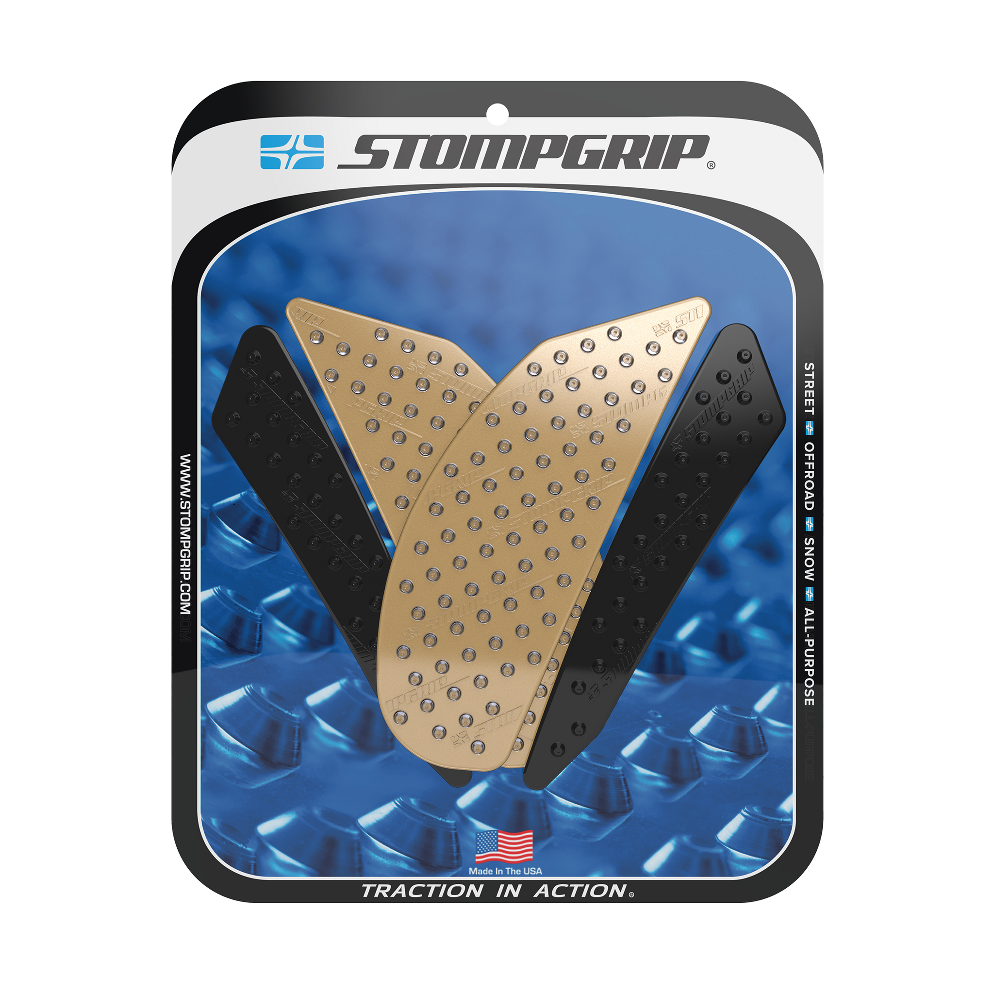 Stompgrip - Kawasaki Z800 13-16 Tank Grips (0117) Stompgrip - Kawasaki Z800 13-16 Tank Grips (0117)