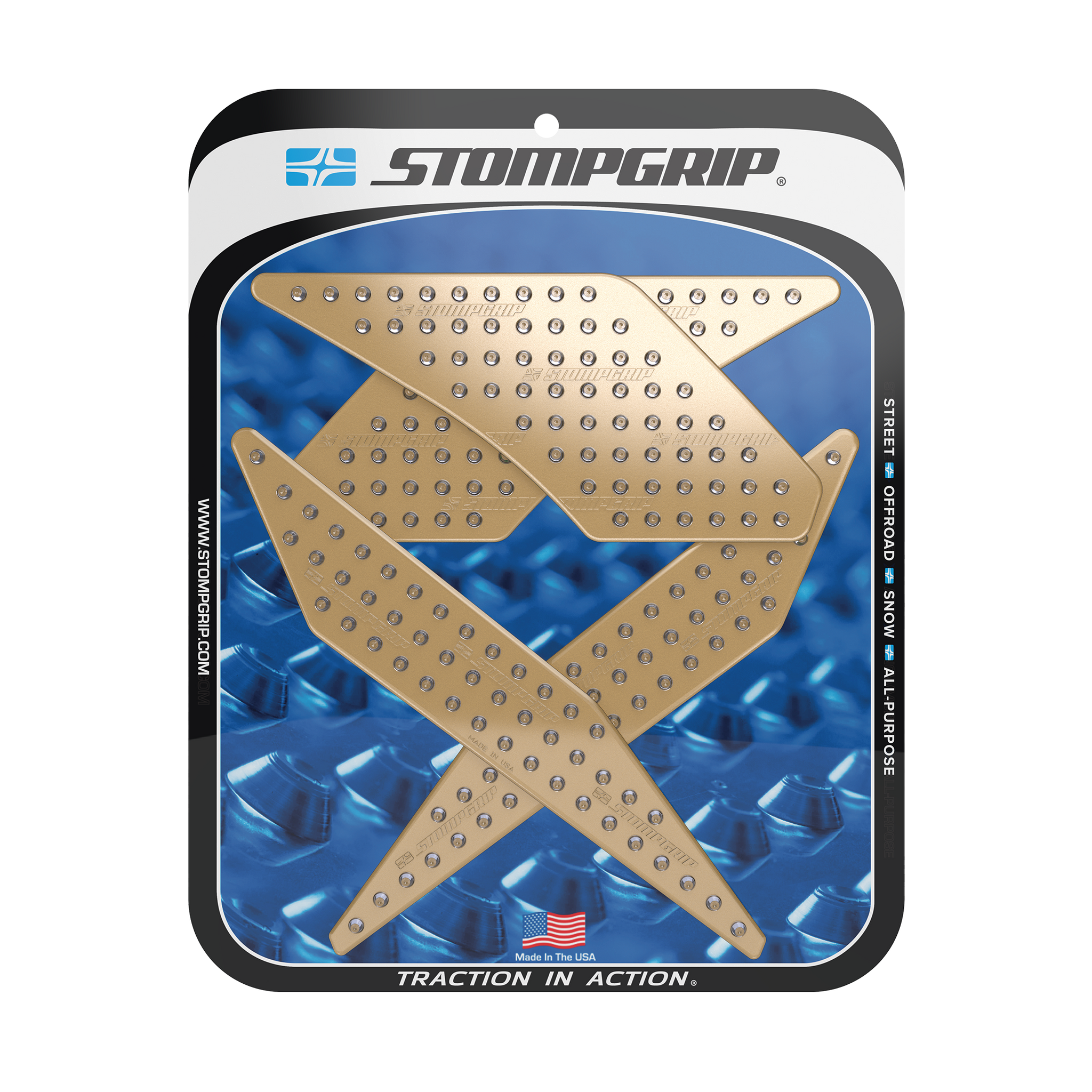Stompgrip - Kawasaki Z125 Pro 17-26 Tank Grips (0137) Stompgrip - Kawasaki Z125 Pro 17-26 Tank Grips (0137)