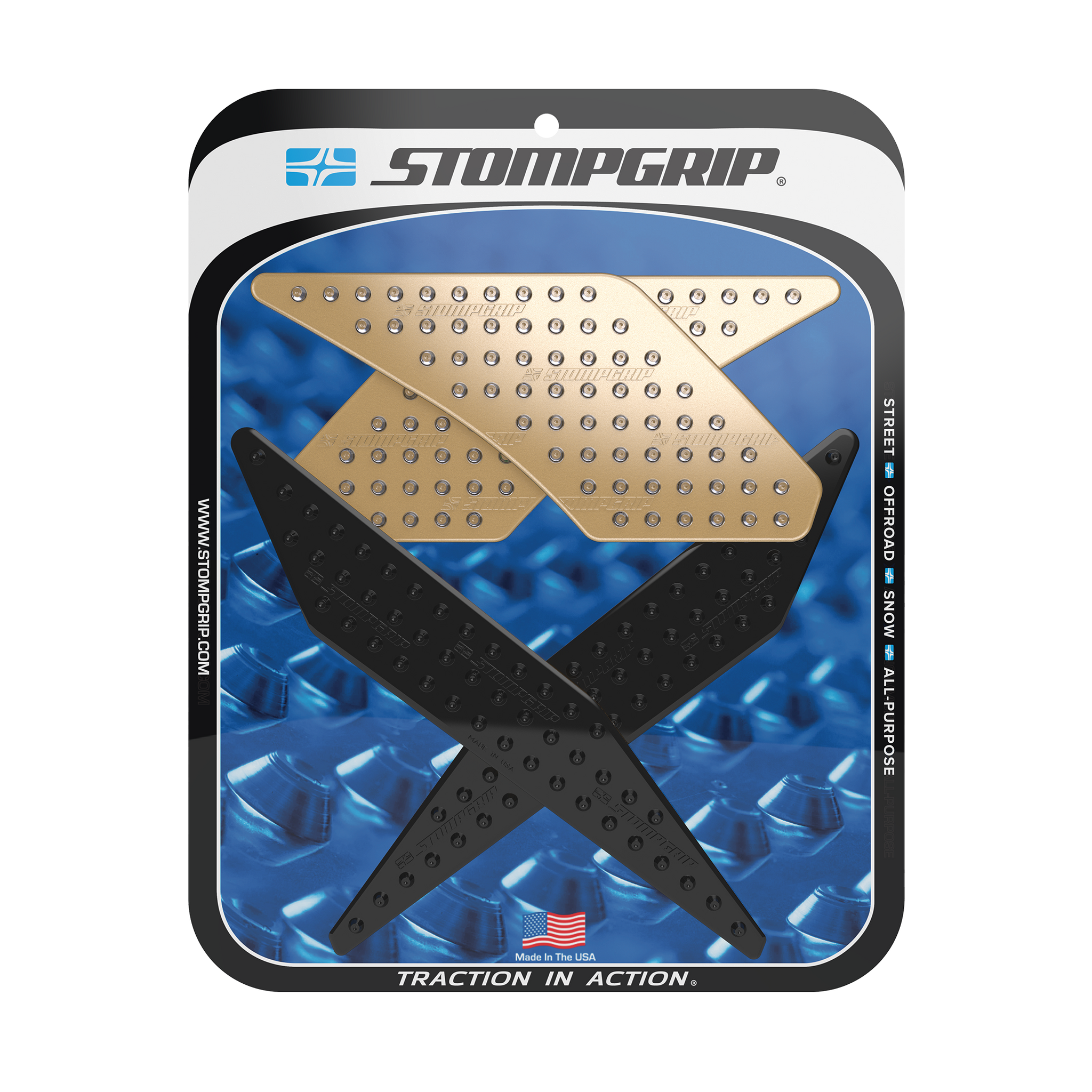 Stompgrip - Kawasaki Z125 Pro 17-24 Tank Grips (0137) Stompgrip - Kawasaki Z125 Pro 17-24 Tank Grips (0137)