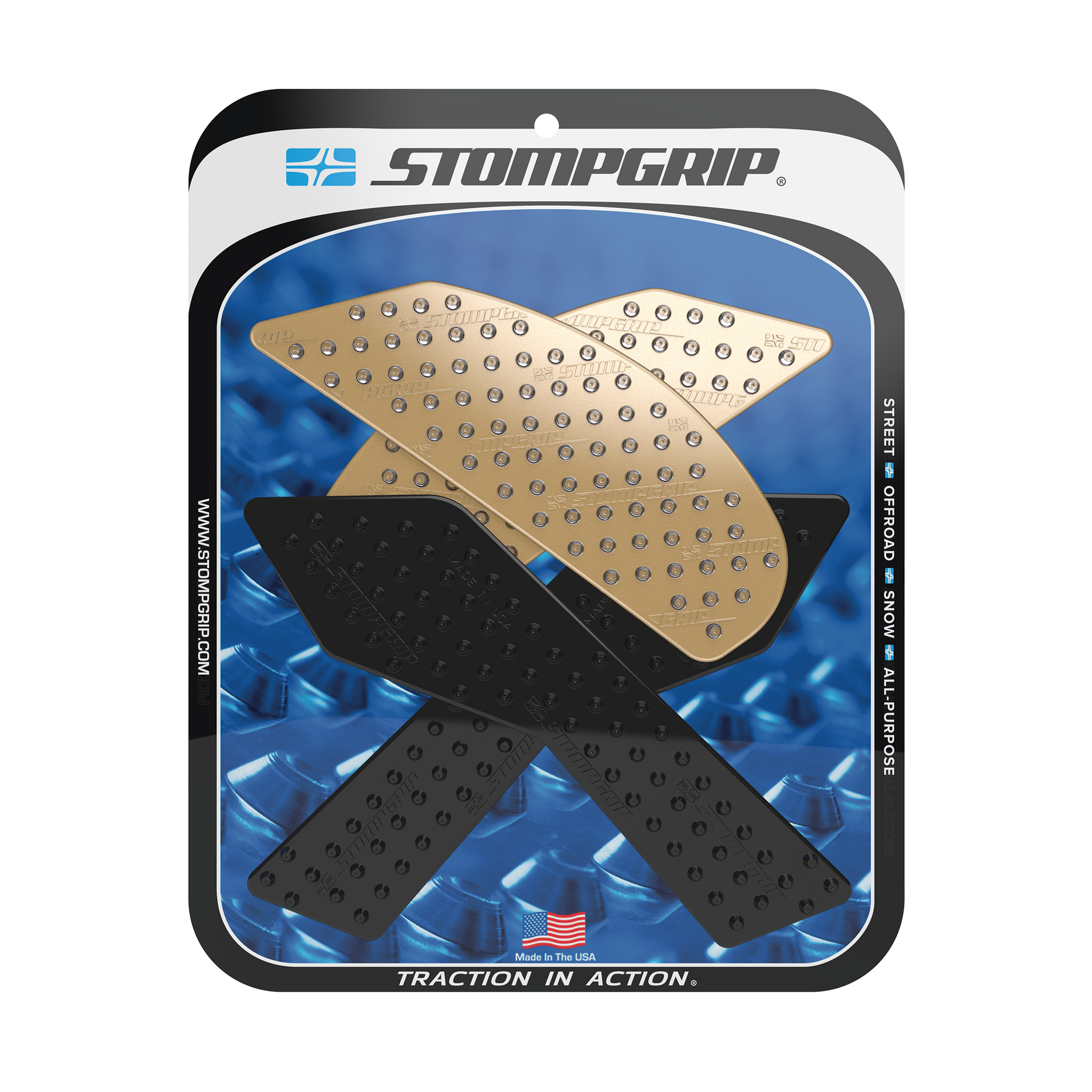 Stompgrip - Kawasaki Z900 ABS 17-24 Tank Grips (0144) Stompgrip - Kawasaki Z900 ABS 17-24 Tank Grips (0144)