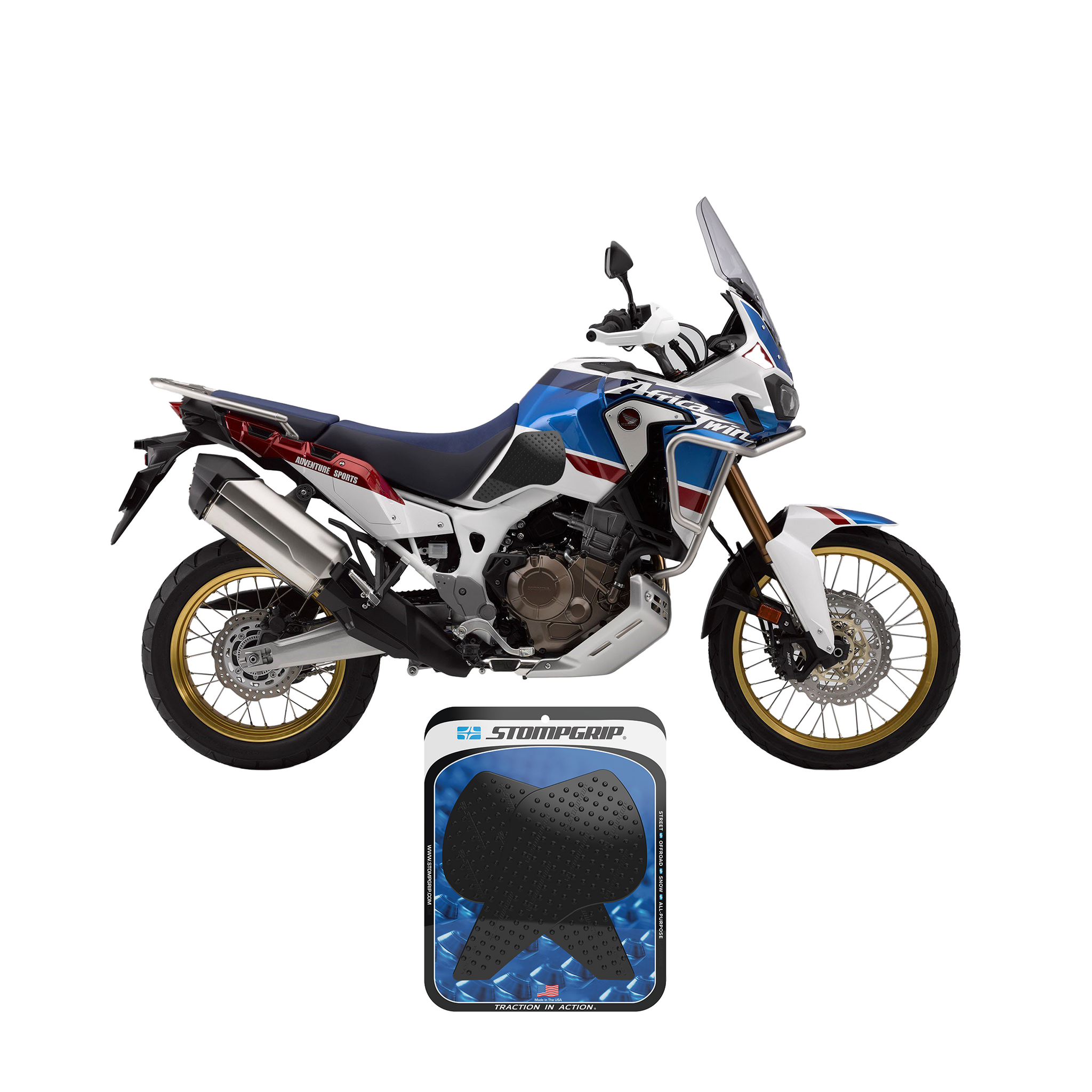 Stompgrip - Honda Africa Twin Adventure Sport 18-20 Tank Grips (0159) Stompgrip - Honda Africa Twin Adventure Sport 18-20 Tank Grips (0159)