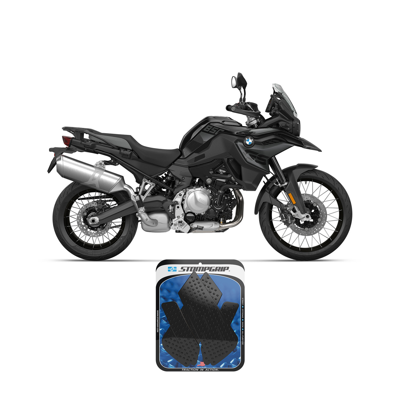 BLOQ BMW G310R (2016-2023) Motorcycle Tank Grips HiGrip