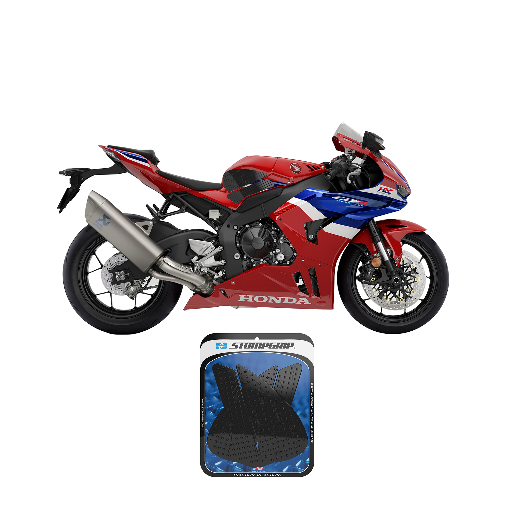 Stompgrip - Honda CBR1000RR-R Fireblade SP 20-26 Tank Grips (0177) Stompgrip - Honda CBR1000RR-R Fireblade SP 20-26 Tank Grips (0177)