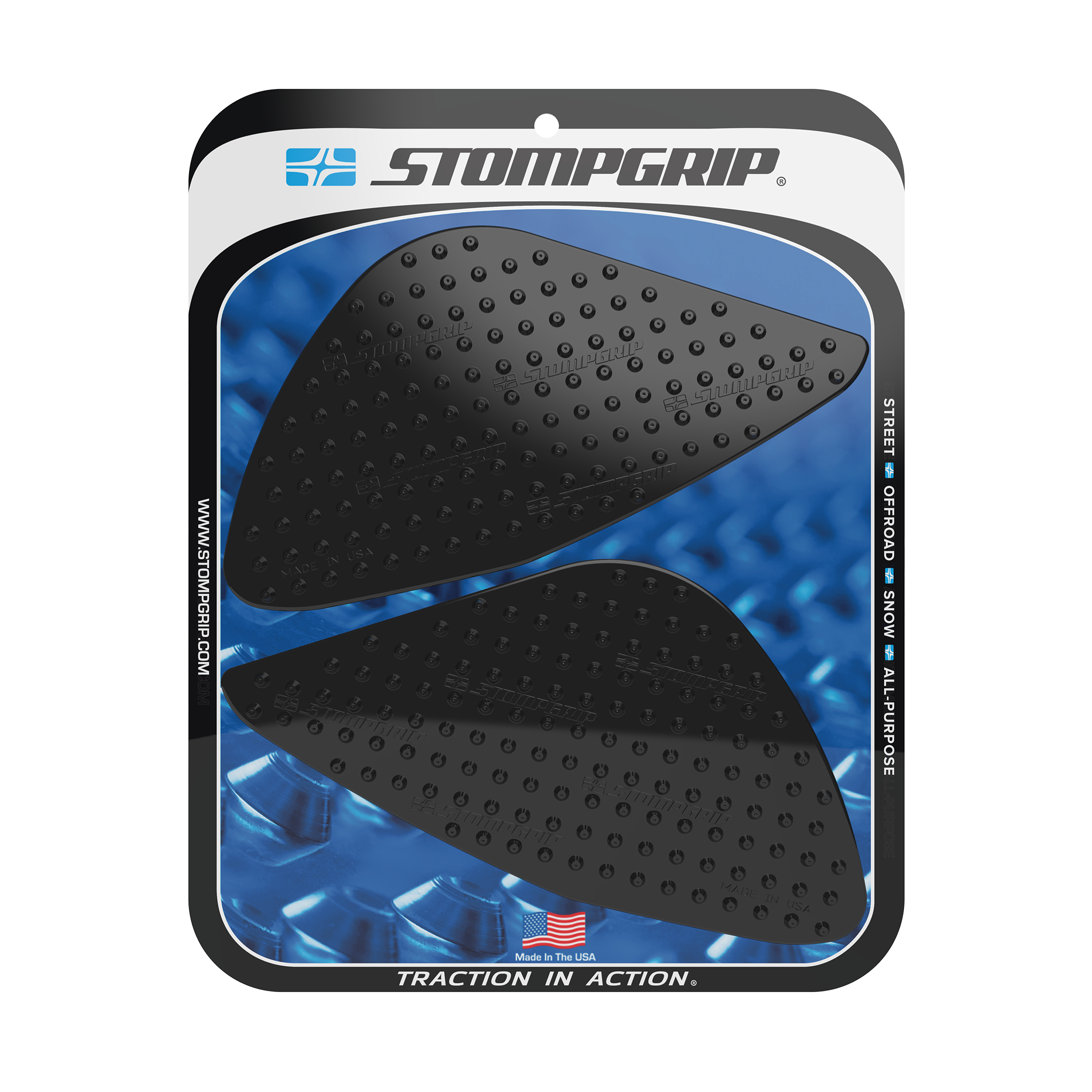 トムマット Stompgrip - Yamaha MT-09 21-23 Tank Grips (0183)