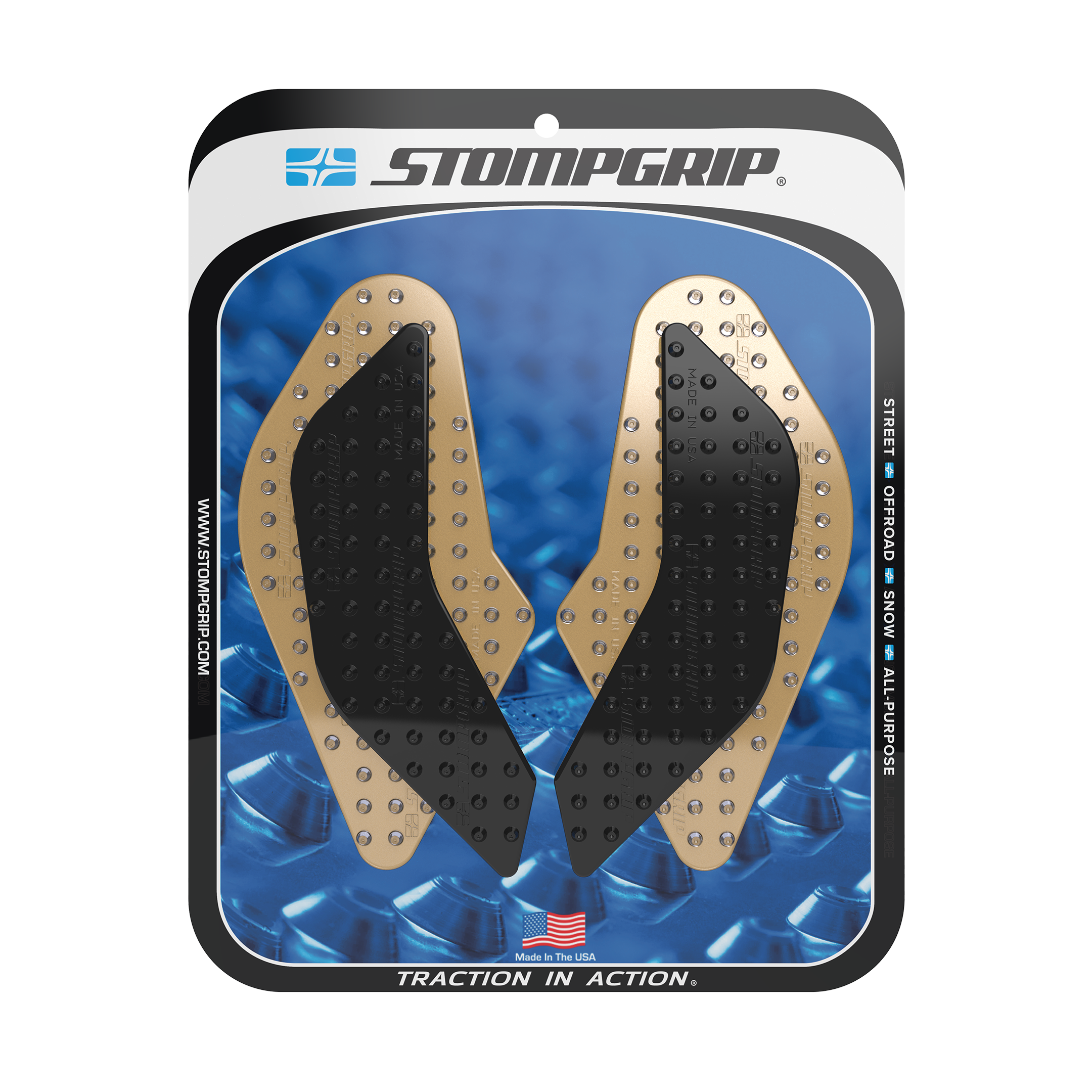 Stompgrip - Kawasaki ZZR 600 05-08 Tank Grips (0029-1)