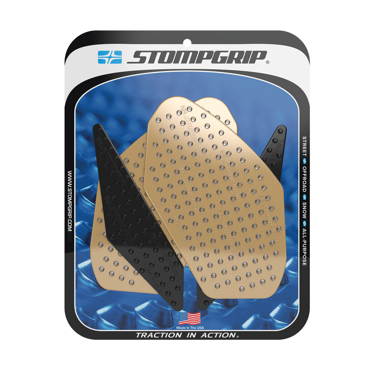 Stompgrip - Kawasaki Ninja 500 - 24-25 Tank Grips (0219)