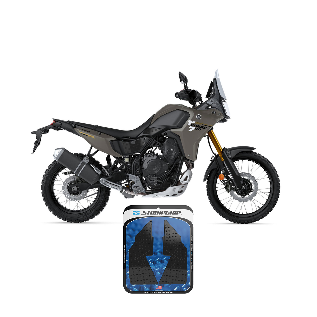 Stompgrip - YAMAHA TENERE 700 2025-26 Tank Grips (0222)