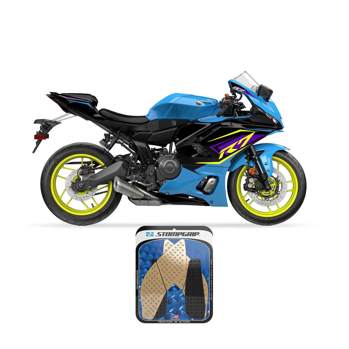 Stompgrip - YAMAHA YZF R7 2026 Tank Grips (0224)