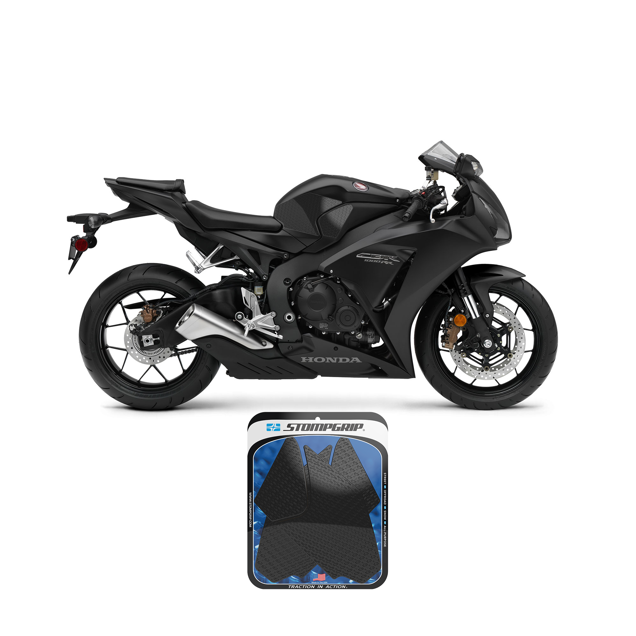 Stompgrip - Honda CBR1000RR Tank Grips 12-16 (0023) Stompgrip - Honda CBR1000RR Tank Grips 12-16 (0023)