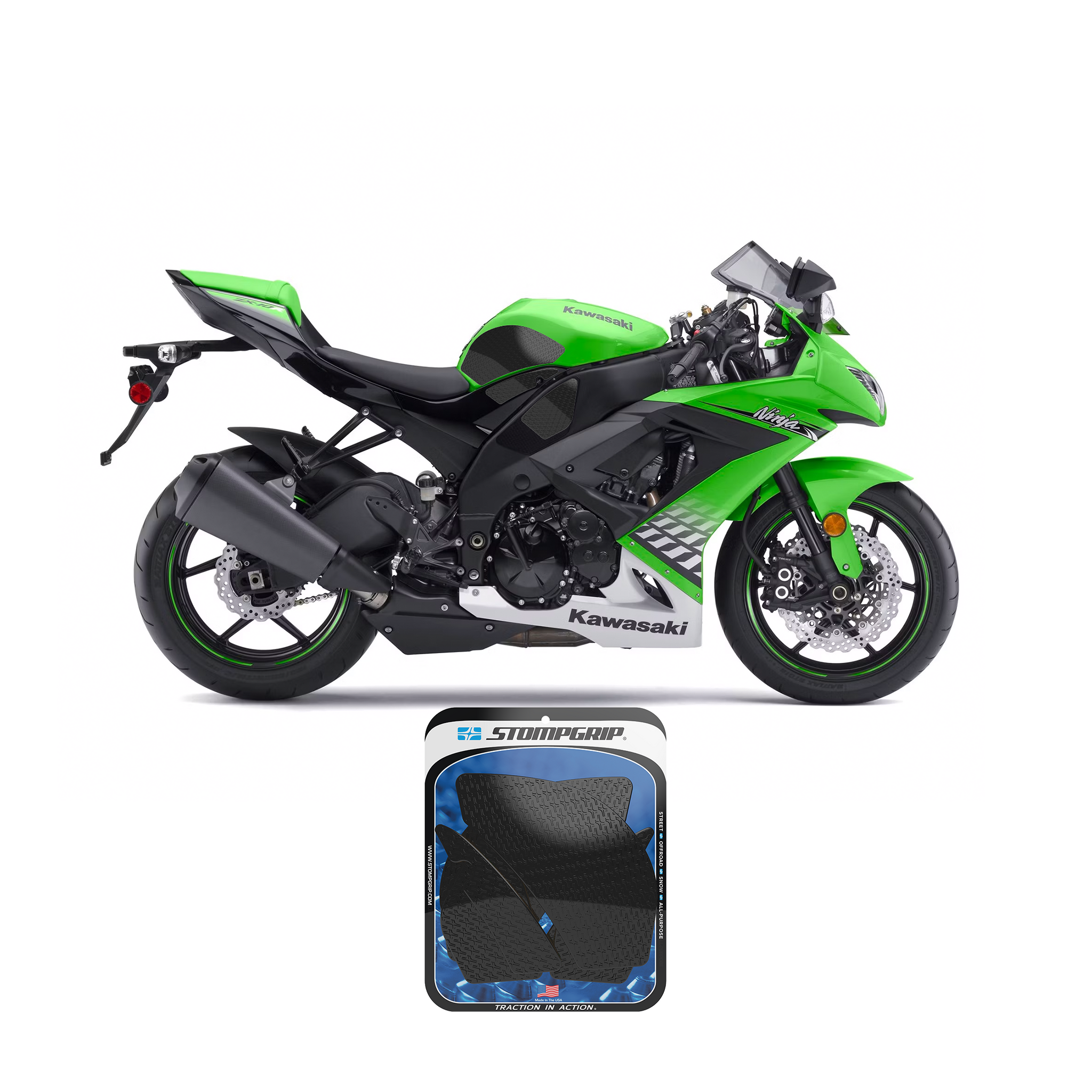 Kawasaki Stomp Grip Traction Kit for Volcano