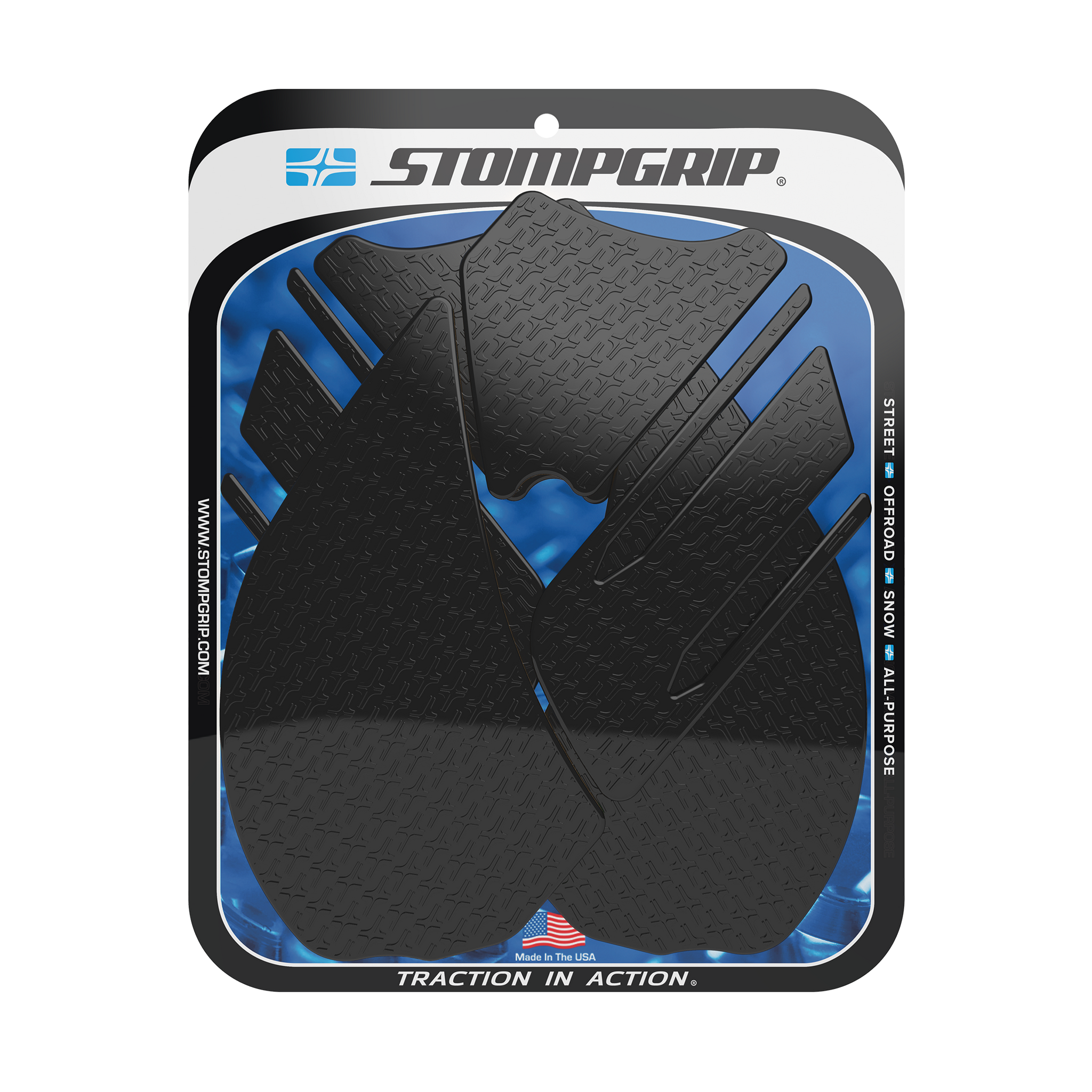 Stompgrip - Kawasaki ZZR1400 12-20 Tank Grips (0042-1) Stompgrip - Kawasaki ZZR1400 12-20 Tank Grips (0042-1)