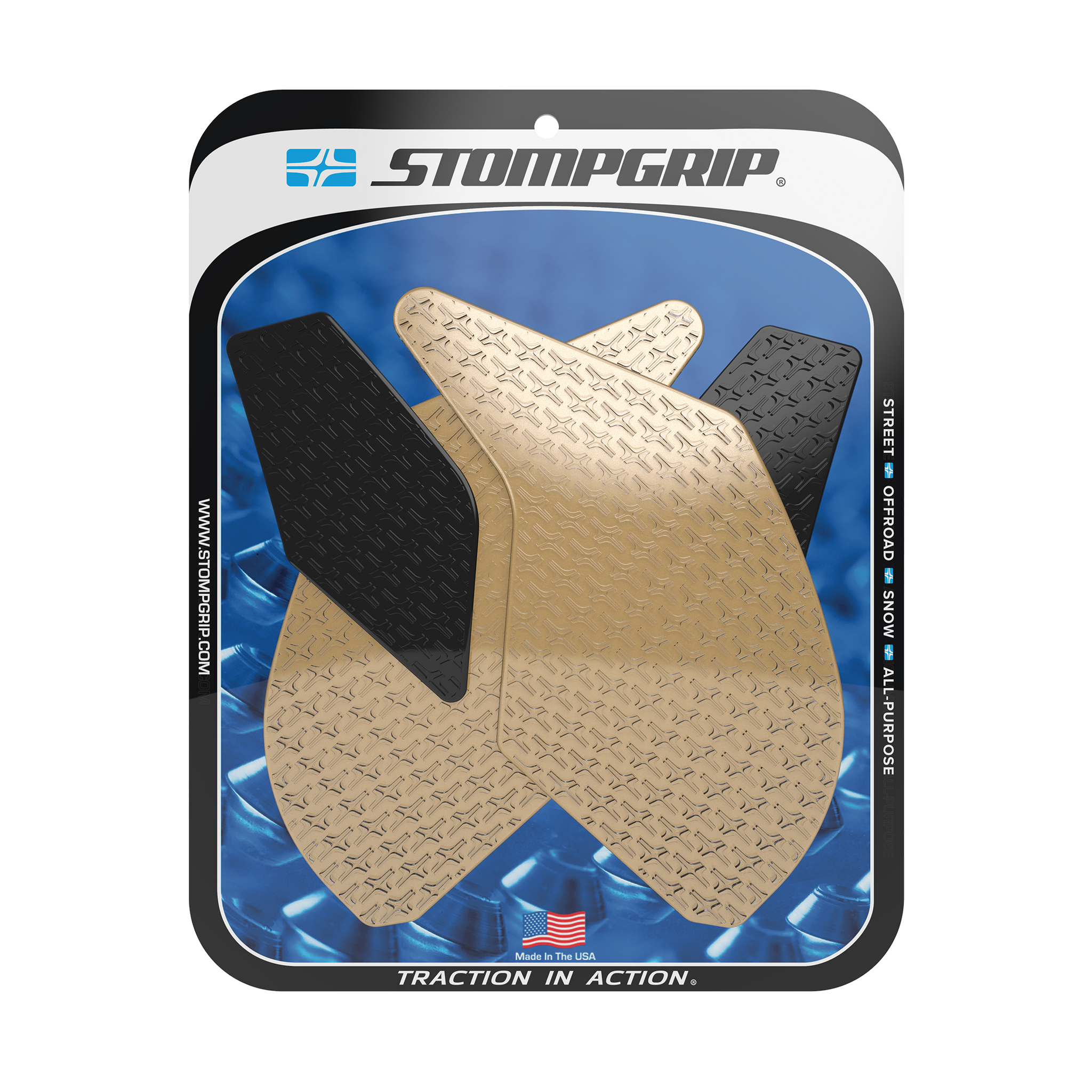 Stompgrip - Kawasaki Z250SL / Z300 15-16 Tank Grips (0043-1) Stompgrip - Kawasaki Z250SL / Z300 15-16 Tank Grips (0043-1)