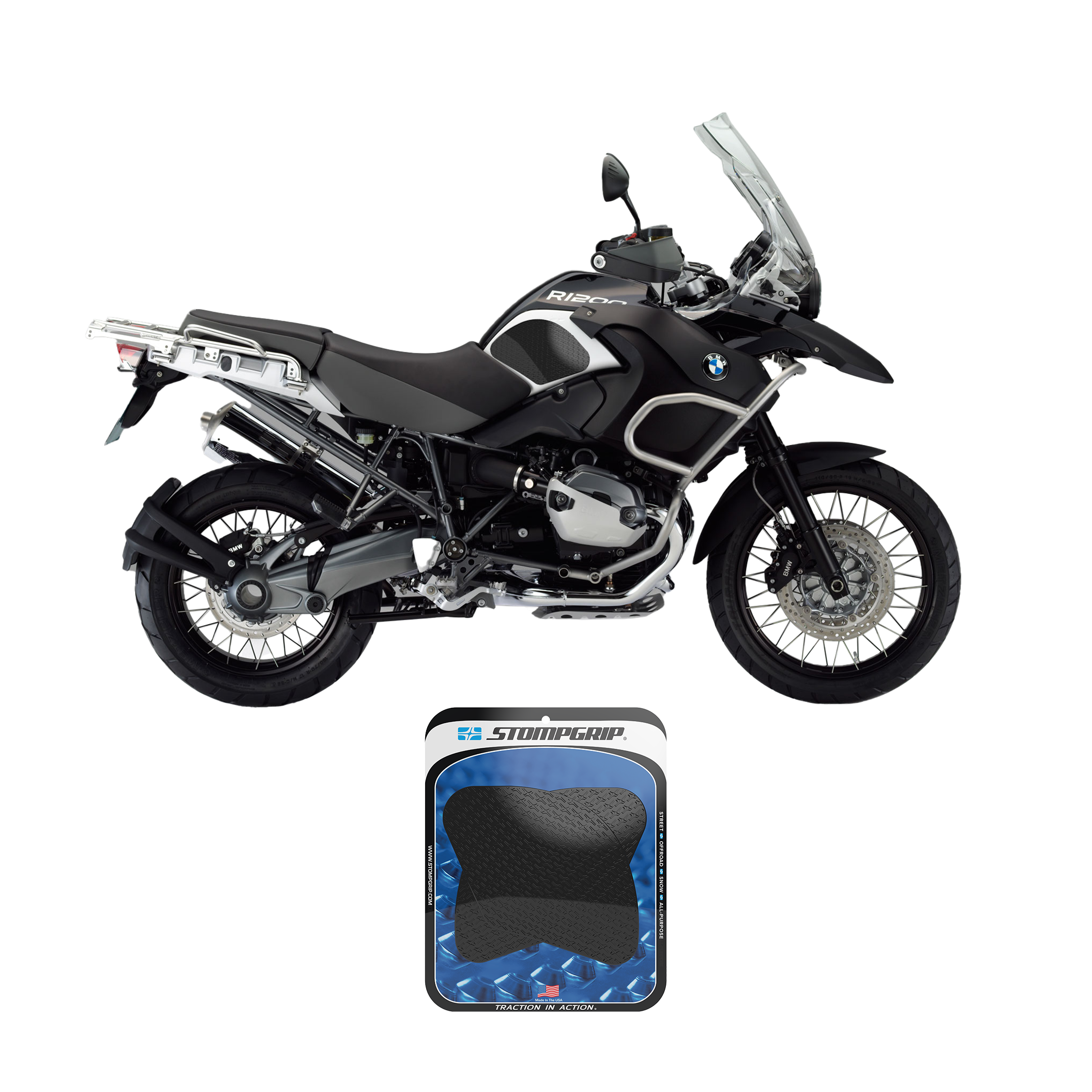 Stompgrip - BMW R1200 GS/Adventure 03-13 Tank Grips (0051-1)