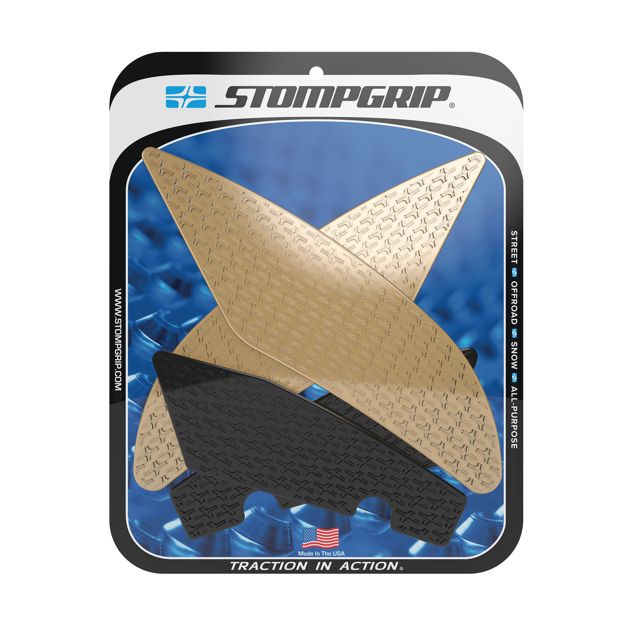 Stompgrip - Yamaha YZF-R6 17-25 Tank Grips (0145) Stompgrip - Yamaha YZF-R6 17-25 Tank Grips (0145)