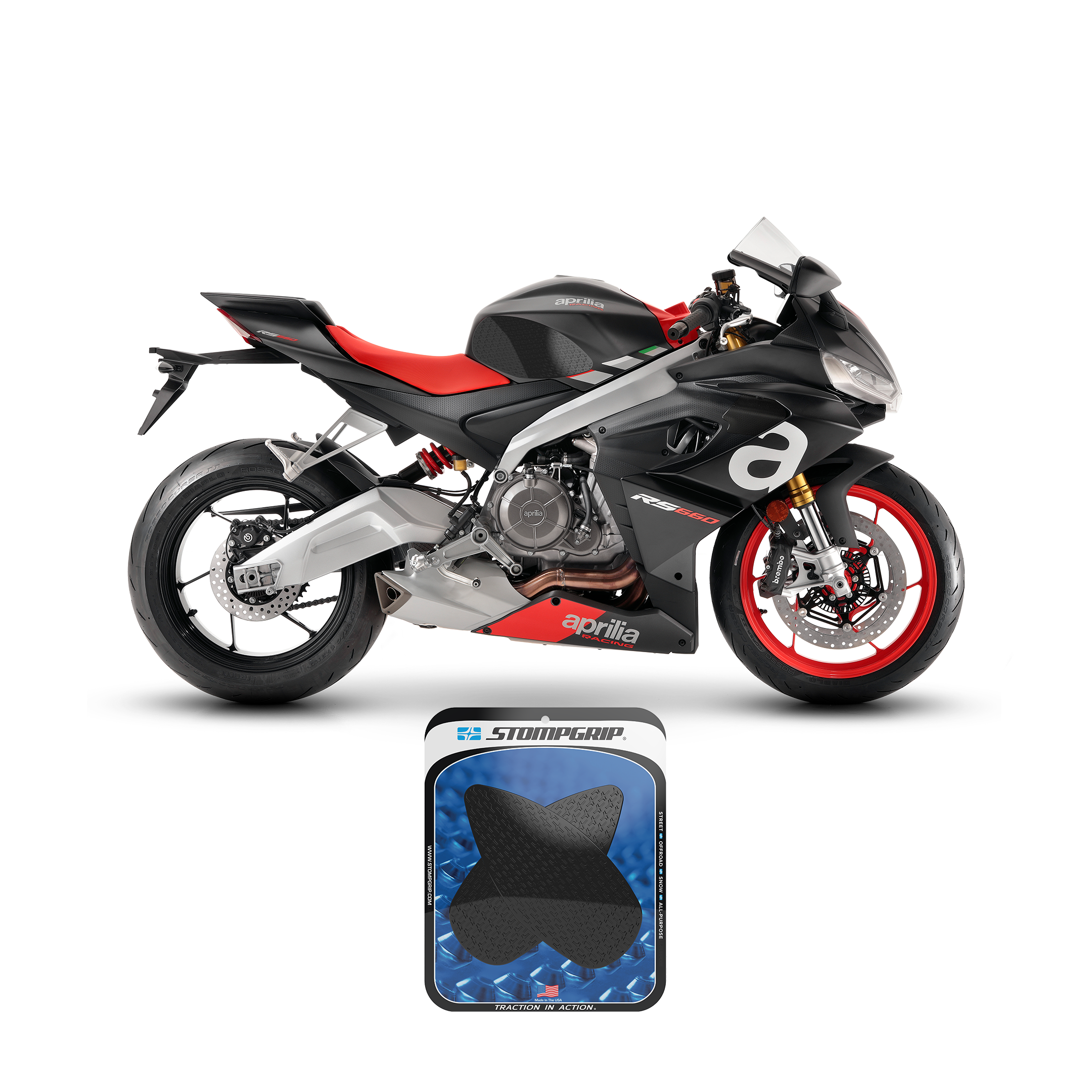 Stompgrip - Aprilia RS 660 / Tuono 660 20-25 Tank Grips (0181)