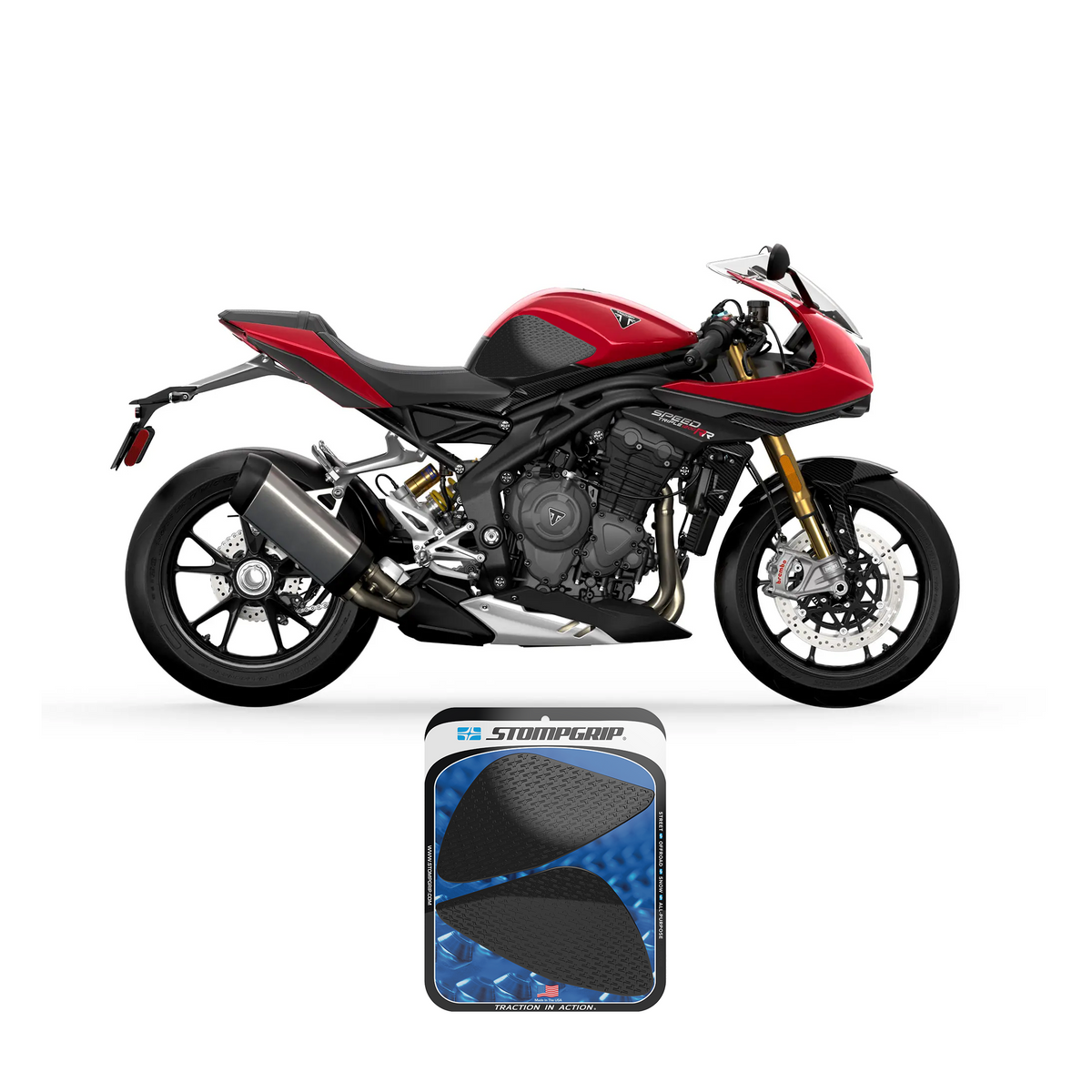 Stompgrip - Triumph Speed Triple 1200 RS/RR 22-23 Tank Grips (0183-1)