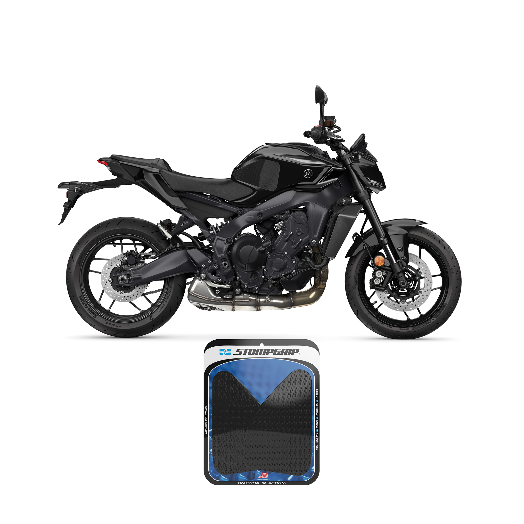 BLOQ YAMAHA MT-09 (2024-) Motorcycle Tank Grips PREMIUM