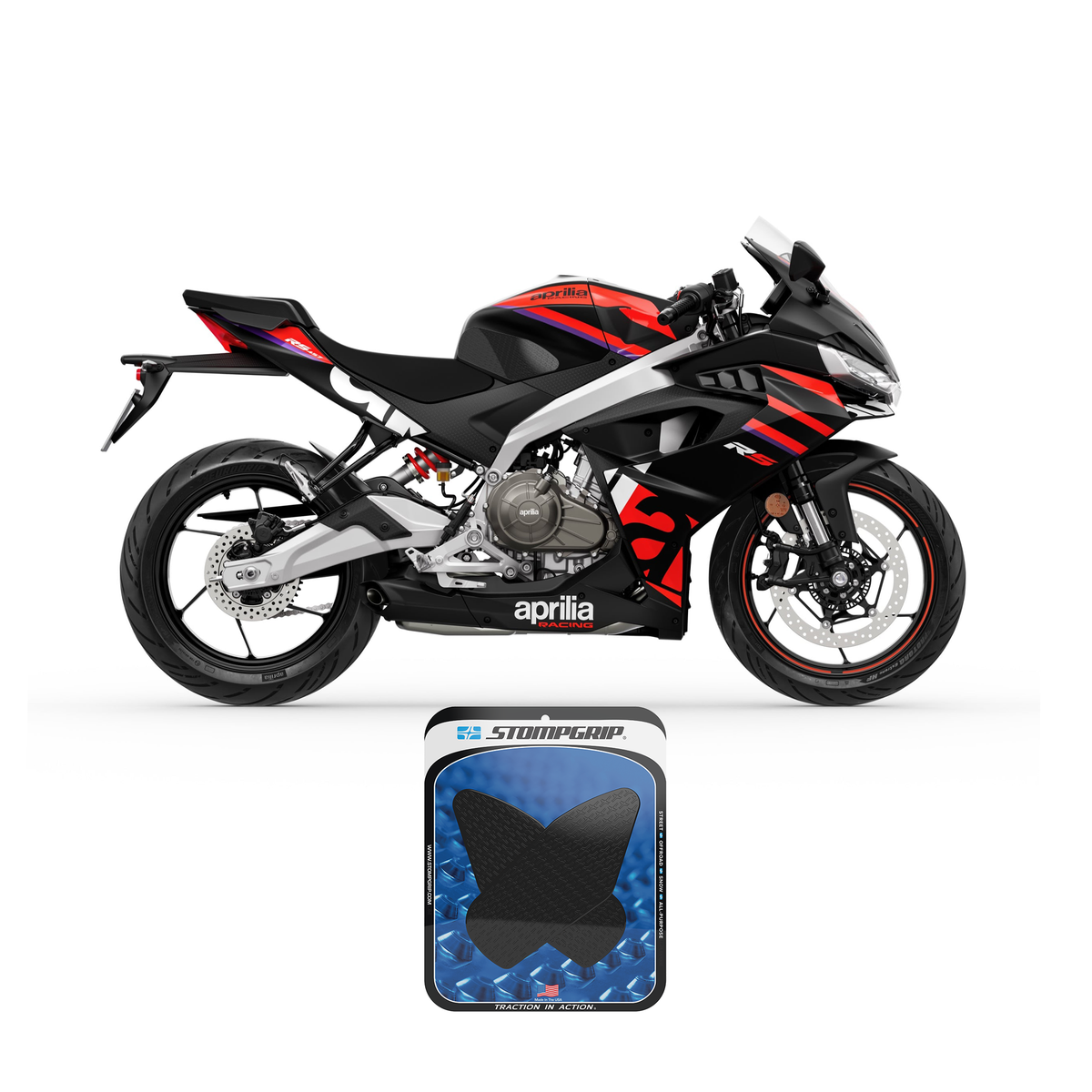 Stompgrip - Aprilia RS 457 24-25 Tank Grips (0215)